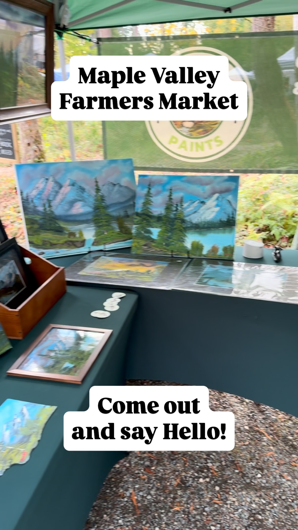 Good Morning!! Come out and say hello! Only one more market weekend after today!
#farmersmarkets #happypainter #fyp #landscape #oilpaintings #oilpainting