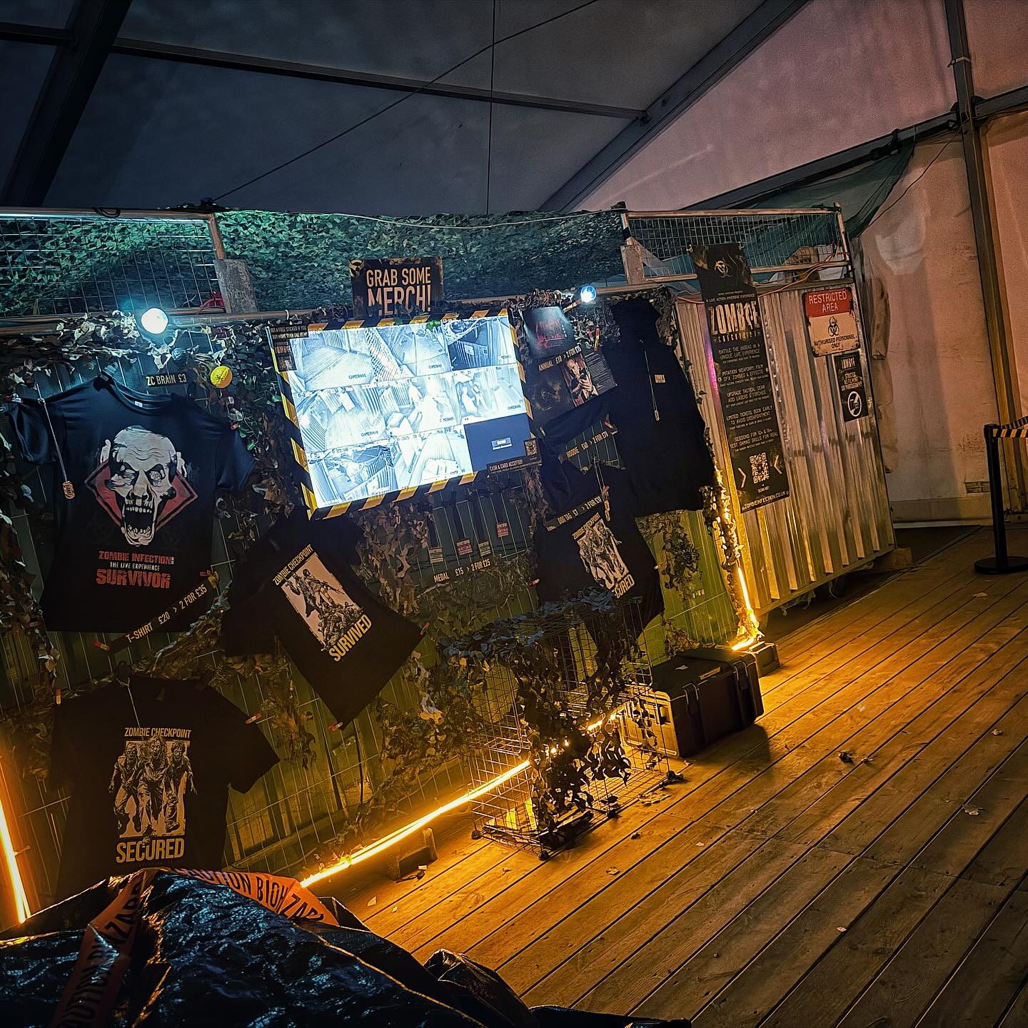 ☣️Zombie Checkpoint 2025!☣️
We’re almost half way through our apocalyptic scottish adventure with Zombie checkpoint at Scotland’s Scream Park!
We’ve already seen hundreds of guests survive this 30 minute miniature immersive experience.
Built from the ground up by just two, just two… of our incredibly talented team, through hurricanes, power cuts and other challenges. It is a huge achievement we’re so proud if them both.
We’re super thankful to be working with @scotlandsthemepark delivering ground breaking scare attractions.
It’s been a great season so far we can’t wait for the rest!
#zombiecheckpoint #scotlandsscreampark #scotland #zombies