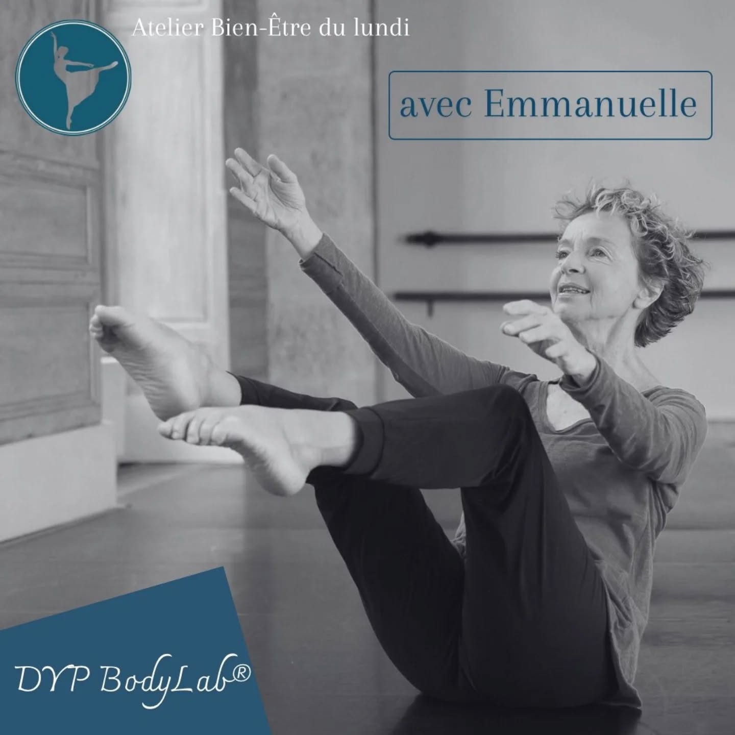 ✨ Retrouvez les ateliers « DYP BODYLAB®️ » aux ateliers des lundis « Bien-être »
à La Cinquième Arabesque
Le premier atelier aura lieu
Lundi 20 octobre à 10h30.
avec la lumineuse Emmanuelle Damaye☀️!
Qu’est-ce que le Bodylab®️?
C’est une méthode inspirée de la fluidité de la danse, de la concentration du yoga et de la tonicité du Pilates.
Il agit en profondeur sur les fascias et apaise le système nerveux pour redonner au corps toute sa liberté de mouvement.
Bienfaits pour toutes et tous, et pour les danseuses et danseurs :
✨Libération des tensions physiques et émotionnelles
✨Plus de mobilité et de souplesse
✨Stimulation de la circulation et de la vitalité
✨Meilleure récupération et régénération
Venez reconnecter votre corps à son intelligence naturelle.
Inscriptions et autres dates sur notre lien HelloAsso (lien en bio)
Nous avons hâte de vous retrouver pour partager ces moments uniques de mouvement, de respiration et de bien-être 💓.
Nous restons à votre disposition pour toute information complémentaire.
Dansons, et Respirons
@marie_girard_inspiration_mg
@manou_damaye #eysinesmaville #eysines #eysinesculture #bordeaux #bordeauxmaville #bordeauxmetropole #merignac #merignacmaville #lehaillan #lebouscat #bruges #Blanquefort #saintmedardenjalles #bassindarcachon #arcachon #bodylab #BienÊtreEnMouvement #bienêtre