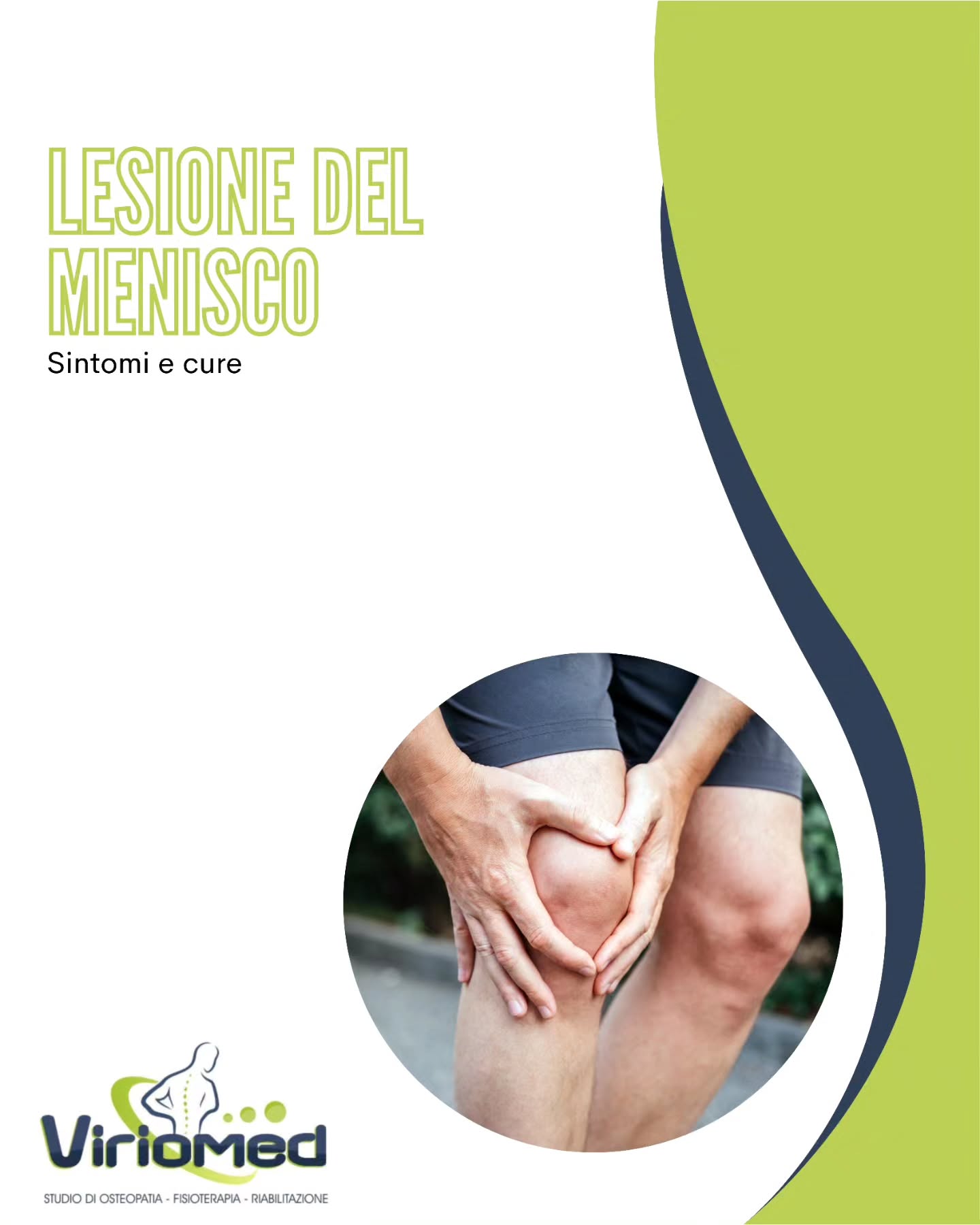 I menischi sono strutture anatomiche di forma semicircolare costituite da tessuto fibrocartilagineo, situate tra il femore e la tibia all’interno del ginocchio.
La funzione principale dei menischi è quella di “ammortizzatore” tra femore e tibia, distribuendo i carichi biomeccanici conseguenti al peso corporeo su una superficie più ampia dei piatti tibiali durante la stazione eretta, il passo, la corsa ecc. Inoltre, insieme ai legamenti, contribuiscono alla stabilità articolare.
Proprio per queste loro funzioni di ammortizzatori e stabilizzatori articolari, i menischi sono soggetti a usura e a lesioni. La gravità e il tipo di lesione dipendono dall’età e dallo stile di vita e, di conseguenza, la scelta del trattamento varia.
Di solito, nelle persone più giovani si preferisce l’intervento chirurgico, mentre nelle persone più anziane è consigliato un trattamento conservativo.
Viriomed
📍 Strada comunale per San Gregorio, Loc. Mannella (VV)
📞 3206775566
📧 viriomed@libero.it
🌐 www.viriomed.it
#viriomed #fisioterapia #osteopatia #riabilitazione #posturologia #terapia #tecar #fisiotone #powershape #cryotshock #ondadurto #osteopata #ginnasticaposturale #linfodrenaggio #posturale #dimagrimento #dimagrimentolocalocalizzato #rimodellamentocorpo #tonificazione #vibovalentia #calabria #sangregoriodippona #vibomarina