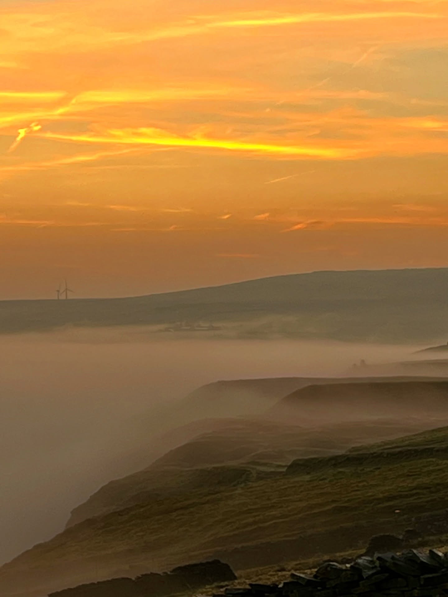 Some iPhone shots from this morning’s Walking Club wander from Cloughfold to Waugh’s Well via Cowpe Lowe.
Always fun to see life above the clouds at sunrise. 🌤️