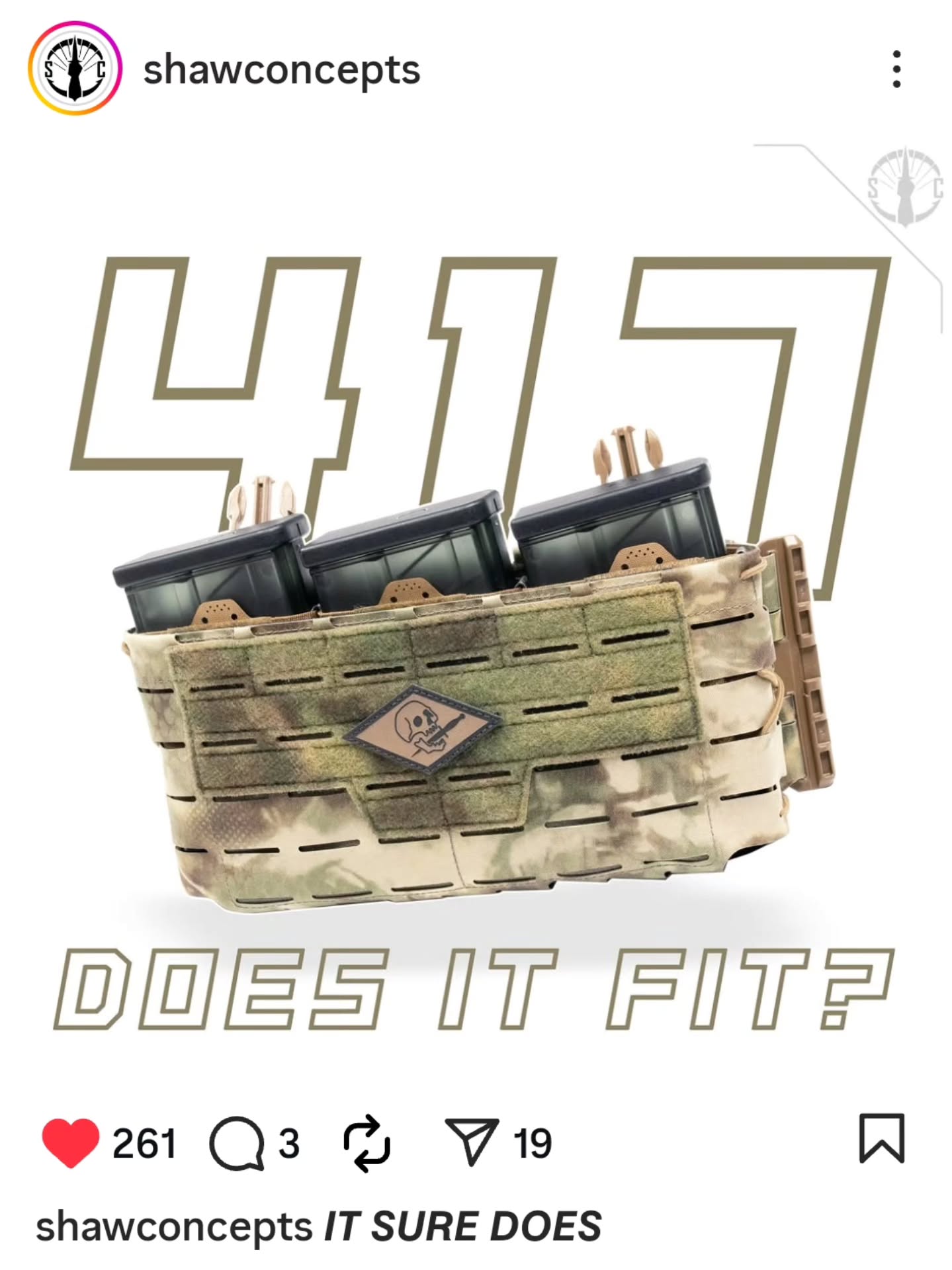 @shawconcepts RAM 308 special edition in our StalkLand Legacy Pattern securing them HK 417 Mags👍🏻👌🏻🤘🏻
@brookwoodcompanies @mmitextiles