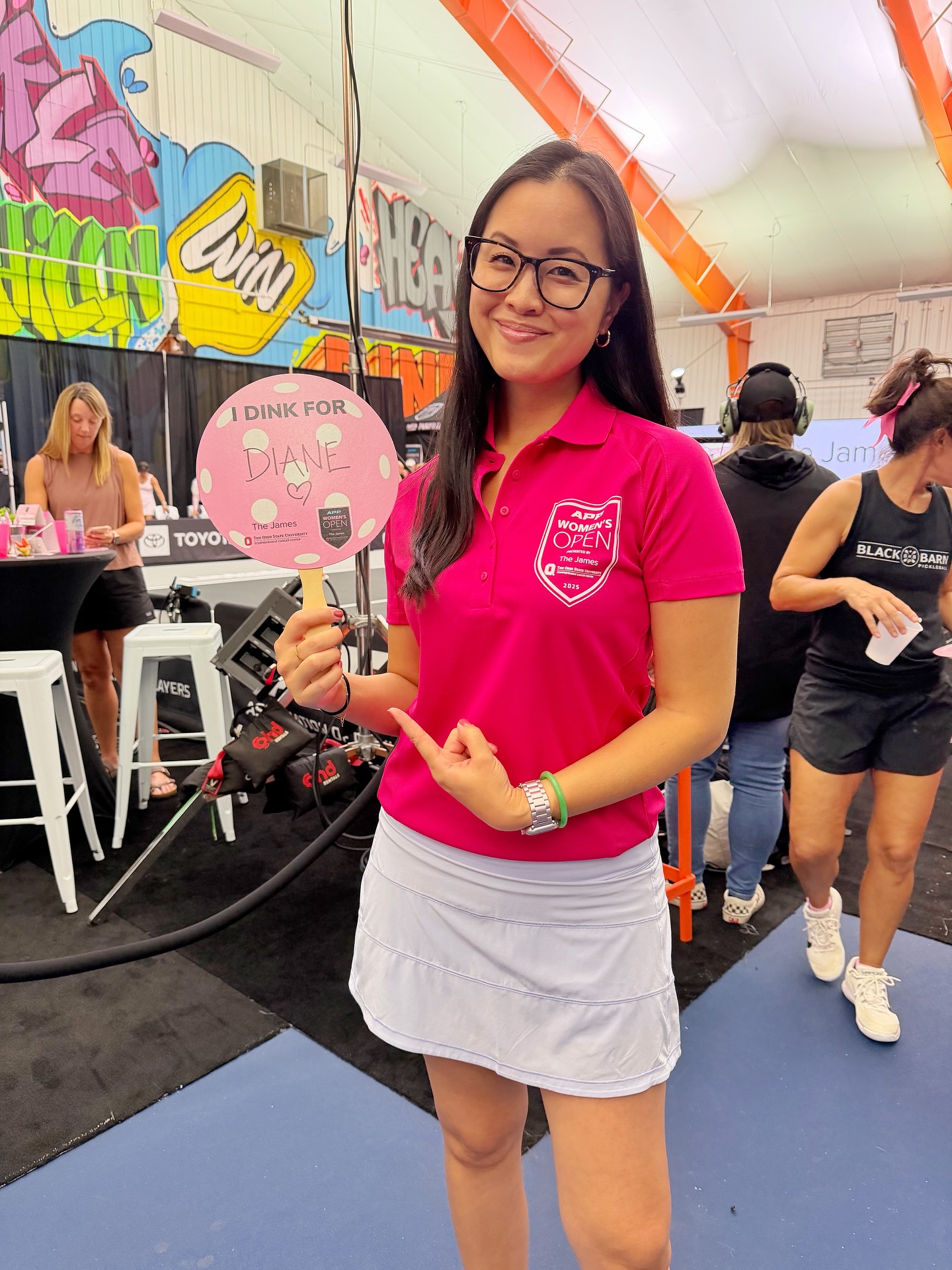 The APP Women’s Open Presented by @osuccc_james was a special experience, especially when cancer has recently struck so close to home. Kudos to @officialapptour for putting on such a unique event to raise awareness and funds to rid the world of such a nasty disease, AND celebrate women. We won the weekend. 🩷