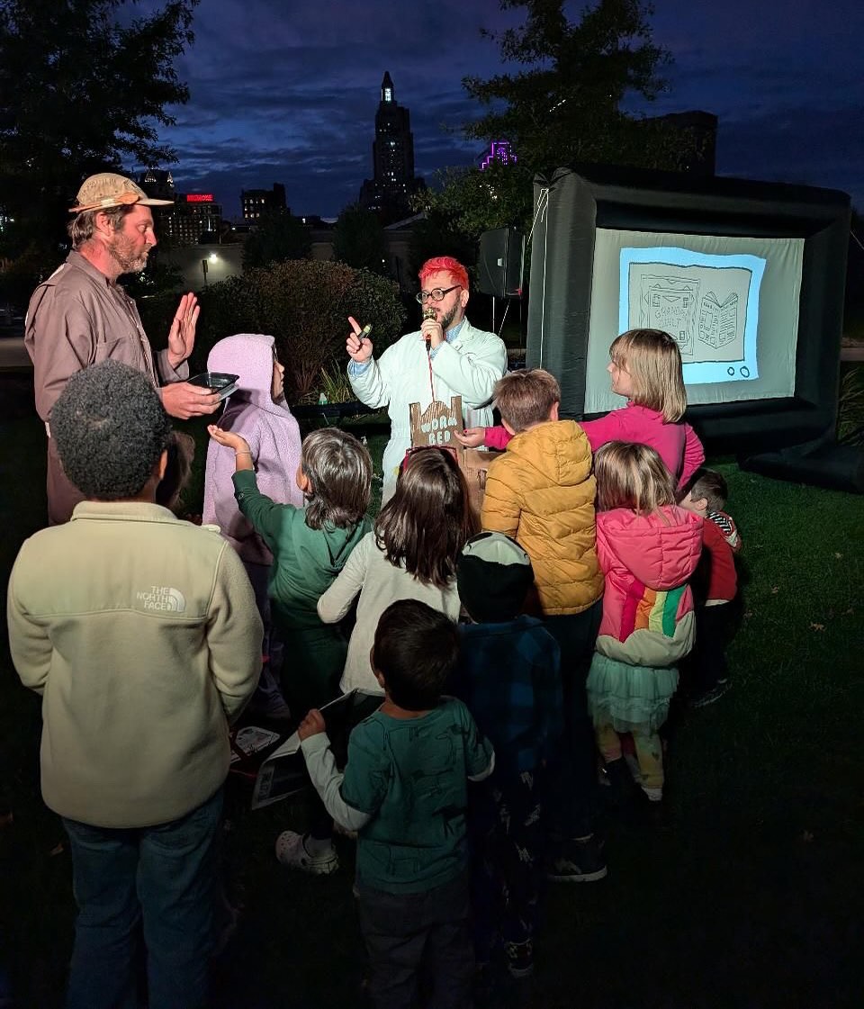The MONSTER SHOWS were so very fun and good this year! Thanks to @195districtpark for facilitating these magical experiences that bring together old friends of the show and new friends who stumble onto what we are doing ☺️🌈🪱🕷️👹 thanks to @astralgrandad for bringing his composting knowledge and excitement and WORMS! Thanks to @zerowasteprovidence for bringing their knowledge and TRASH MONSTER! Thanks to @hana_ko_ko_clementine for bringing her family band TROLLHOUSE! Thanks to @michaelmakesyoupretty for bringing GLORIA and LESLEY🕷️💄and thanks to everyone who showed up and played along! We love getting to bring this show to a public park so everyone can feel welcome. Hopefully we all learned a little something about what it means to be a MONSTER!
And thanks to @holyspokes for these excellent photos!