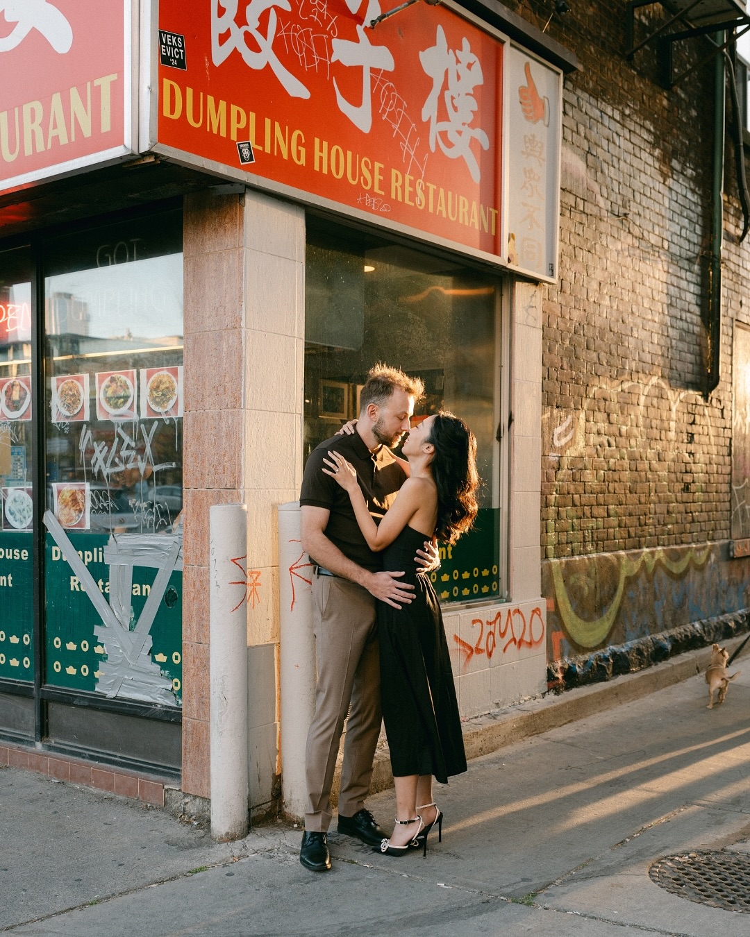 wandering around chinatown during golden hour with the best company โจ mix of film and digital ๐๏ธ