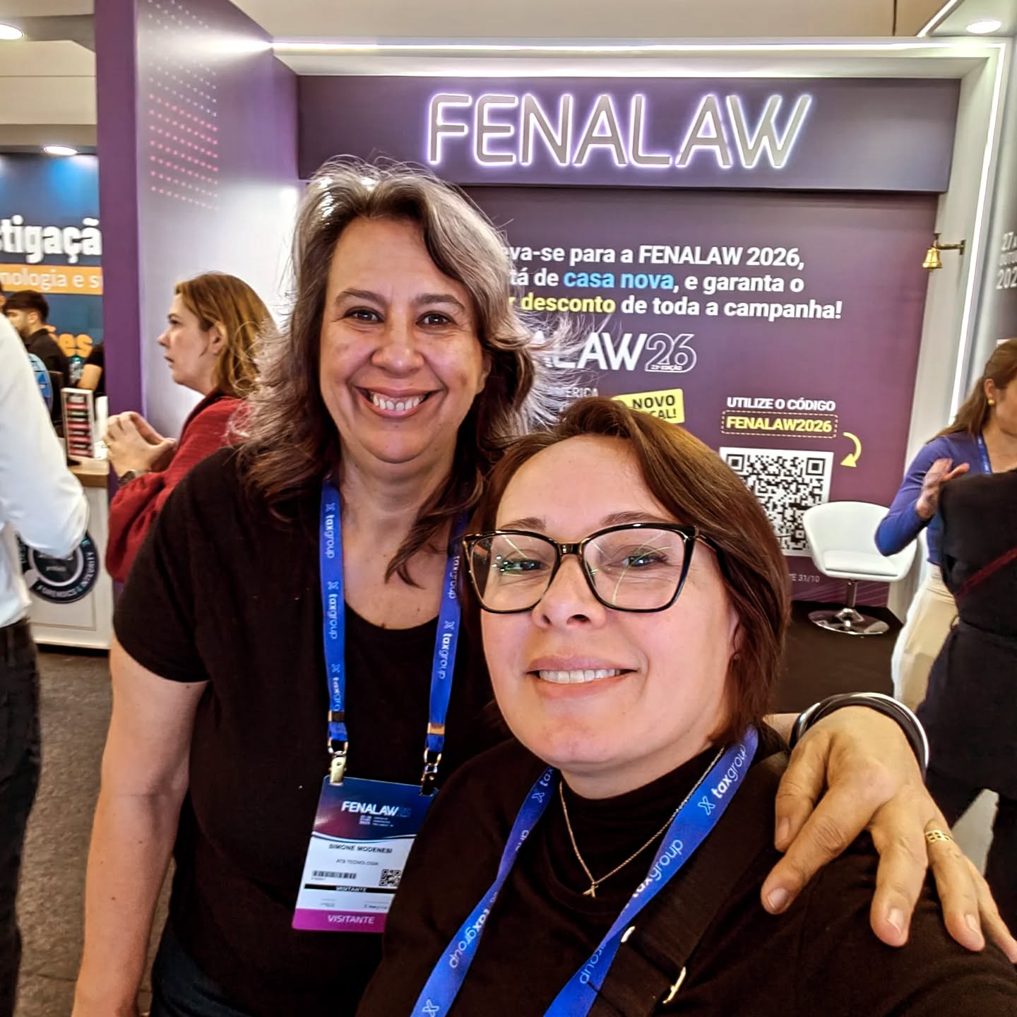 📍 Estamos na Fenalaw 2025!
Simone Modenesi e Andréa Santiago marcam presença neste, que é um dos maiores eventos jurídicos da América Latina, representando com orgulho a equipe da ATS.
Nosso objetivo? Conhecer de perto as inovações que estão transformando o mercado jurídico e fortalecer conexões que impulsionam o futuro da advocacia.
#Fenalaw2025 #ATSnaFenalaw #Inovação jurídica #Networking #mercadojurídico