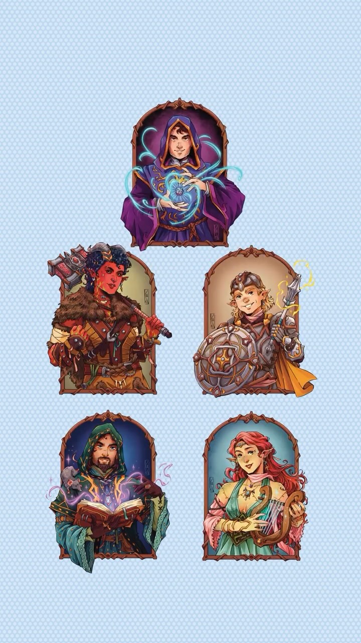 It’s adventuring time! 😍
#dndparty #dndcommission #partycommission #dndart #dndartist #chacterart