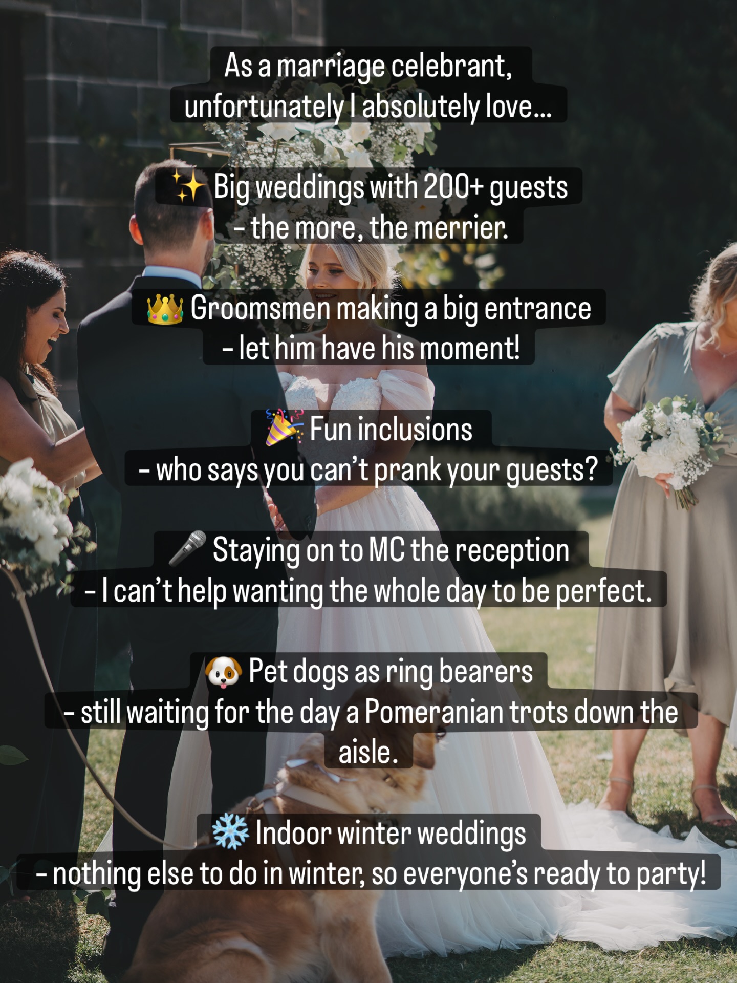 Jumping on this social media trend for a bit of fun! 🤗
Unfortunately… I love all of these things way too much so don’t be surprised if I get excited when you tell me you’re doing any of these things 😅