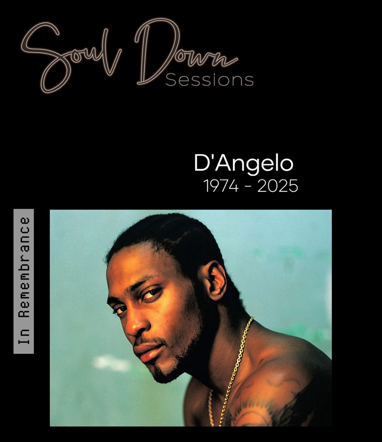Really hurt and heartbroken to hear of the loss of Michael Eugene Archer, a true maestro better known as D’Angelo.
His essence, music, and impact will continue to echo through generations to come. As he transcended the role of an artist and reshaped the landscape of R&B and Soul.
The artistry was raw, genuine, and transformative that left an unforgettable impression. 🕊️🩵
May he rest in eternal peace.
#DAngelo #LegendsNeverDie #rnb #soul #souldownsessions #neosoul