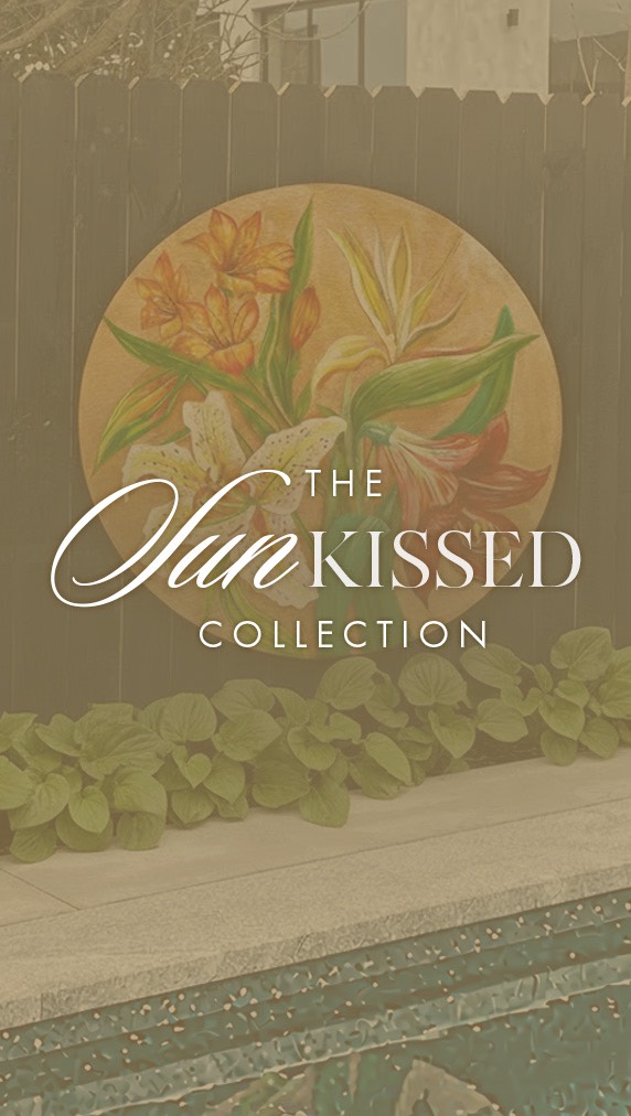 The first piece in āThe Sunkissed Collectionā for 2025. These outdoor art prints are busily being created behind the scenes and will be available for pre-order soon via my website. Sizes will be 1200mm 600mm and 350mm. If youāre interested or know of someone looking to enhance their outdoor space for summer please share. These will be limited edition seasonal collections.