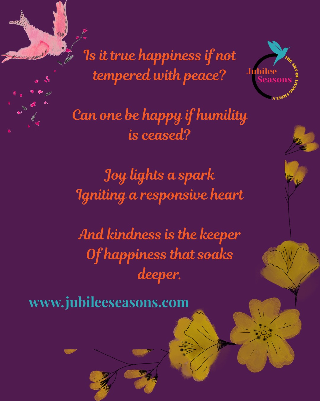 Just a little poetic reminder today