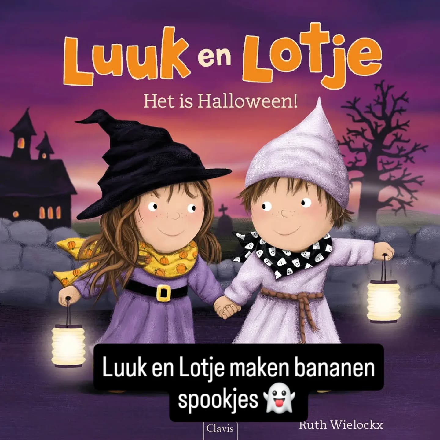 Thema Luuk en Lotje het is Halloween! Vandaag hebben we als thema activiteit samen met de kinderen bananen spookjes gemaakt net zoals Luuk en Lotje 👻