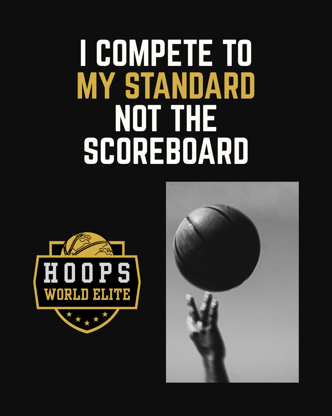 🧠 Positive Basketball Affirmation | Hoops World Elite x Hoppy the Hooper
“I compete to my standard: not the scoreboard.”
Real competitors know: the scoreboard doesn’t define you: your effort does.
When you chase your standard, you focus on execution, attitude, and improvement, not just points. That’s where true confidence and consistency are built.
Play hard. Play smart. Play your game.
The scoreboard will follow.
STRIVE Focus: Integrity + Excellence
You define success through discipline, effort, and accountability: not by the numbers on the wall.
💭 Repeat it before every game:
“I compete to my standard, not the scoreboard.”
🐰 Hoppy’s Tip: Mental preparedness means staying locked in on what you can control: your focus, your hustle, your mindset.
#HoopsWorldElite #STRIVE #MindsetMatters #HoppyTheHooper #BasketballMindset #PlayToYourStandard #TrustTheWork
