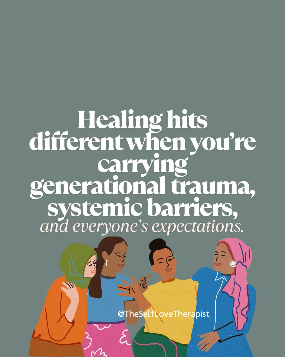 Healing isn’t just about mindset work or journaling prompts — it’s about the systems, culture, and family patterns you’ve had to survive.
Some people get to heal in peace.
Others have to heal while code-switching, masking, and fighting to have their pain taken seriously.
If you’ve ever felt like healing is harder for you — it’s not in your head.
💭 Your nervous system is trying to keep you safe.
💭 Your body learned to stay alert because rest never felt safe.
💭 Your culture, your community, and generational trauma all shaped how you show up in the world.
And still — you’re here.
Trying.
Choosing yourself again and again, even when the world makes it harder.
✨ Healing as a marginalised person isn’t linear.
It’s messy, layered, and slow — but it’s still healing.
You are allowed to rest.
You are allowed to take up space.
You are allowed to prioritise your mental health, even when no one taught you how.
💬 Which part of this post resonated with you most? Let’s talk in the comments.
📌 Save this as a reminder for the days you feel like healing is out of reach.
#HealingJourney #GenerationalTrauma #MarginalisedVoices #MentalHealthAwareness #RelationalHealing #InnerChildHealing #SafeToHeal #TraumaHealing #YouAreAllowed #TheSelfLoveTherapist