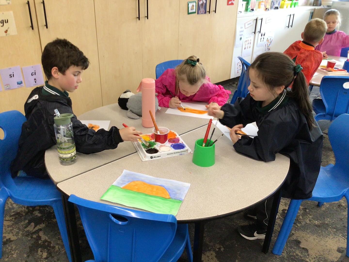 The Preps have been learning about sacred places and explored the significance of Uluru to Indigenous Australians. They had a lovely time using watercolours to paint Uluru.
#watercolour #uluru #australia #preps #catholiceducation #macs
