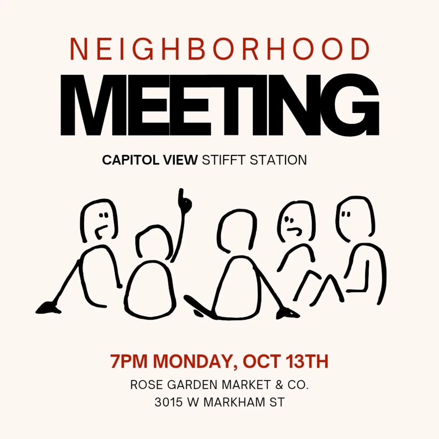 This month, Code Officer, Paul Clark, will be sharing information and answering questions, Kimberley Kenser from the LR Office of Engagement and Opportunity will be presenting on civic engagement sessions and a capacity-building hub, and we have quite a few updates from committee members and neighbors regarding events and projects that are in progress.
Arrive early and order yourself a treat to enjoy during our discussions!