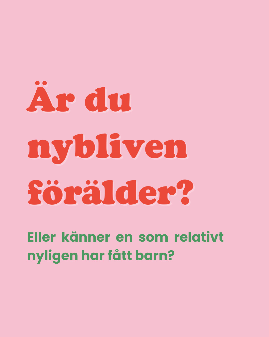 Kan du hjälpa mig?
Jag söker föräldrar till barn under 1 år som vill svara på några korta frågor om hur det är att vara förälder. (Om du är en som känner en lämplig kandidat, dela gärna inlägget 😊 Tack!)
Du som deltar är med i utlottningen av en personlig onlinecoaching med mig, där du får ställa dina frågor och få konkreta tips och inspiration kring hur du kan främja ditt barns utveckling på ett tryggt och lekfullt sätt.
👉 Länk till frågorna hittar du i bio.
Tusen tack för att du hjälper mig skapa motorikmagi! ✨
Kine 💛