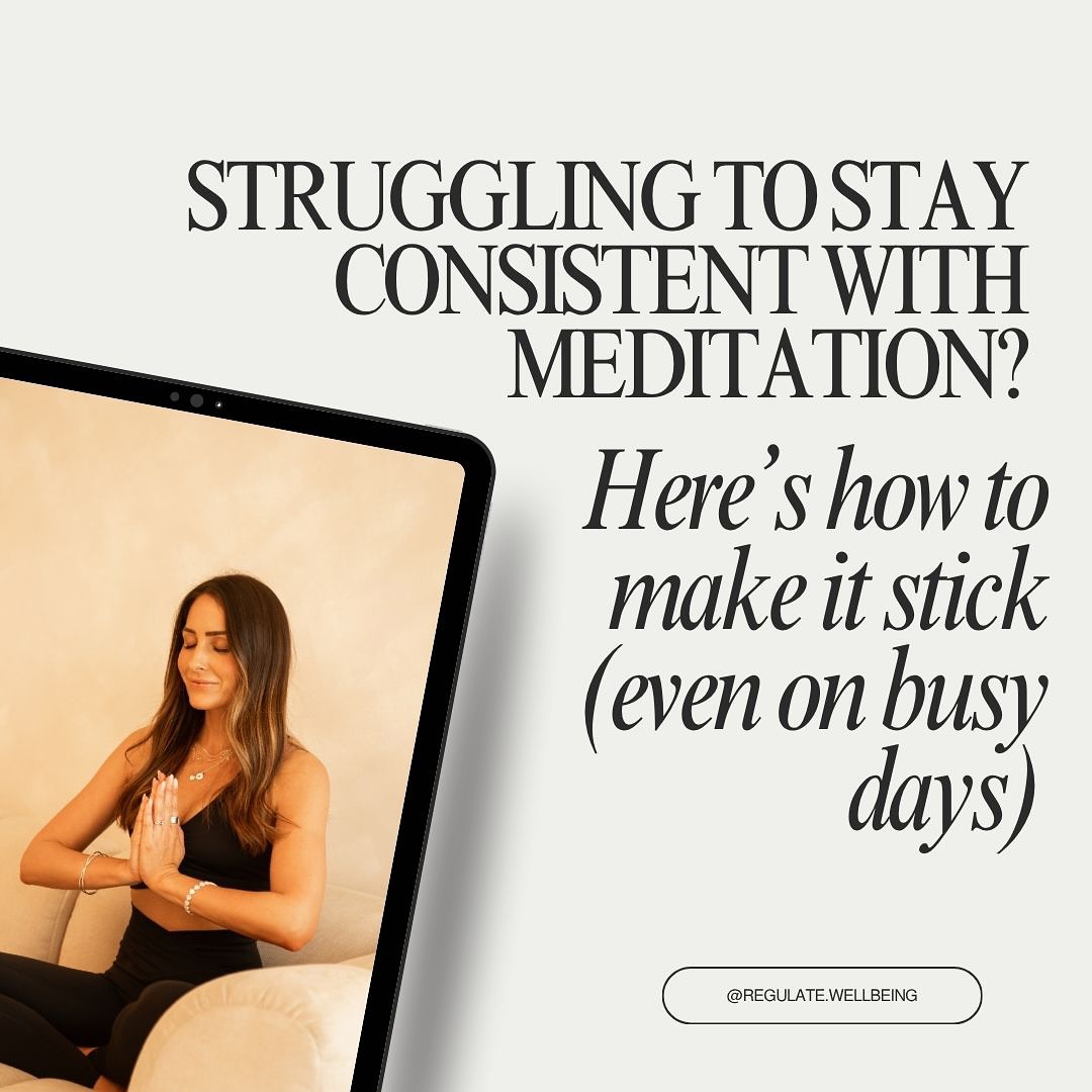 Let’s be honest, it’s not always easy to stay consistent with meditation. Which is crazy when we think about it as it’s so nice so sit and relax! Here are 5 tips I find really helpful to stay consistent.
Tag or send to your accountability partner 🫶