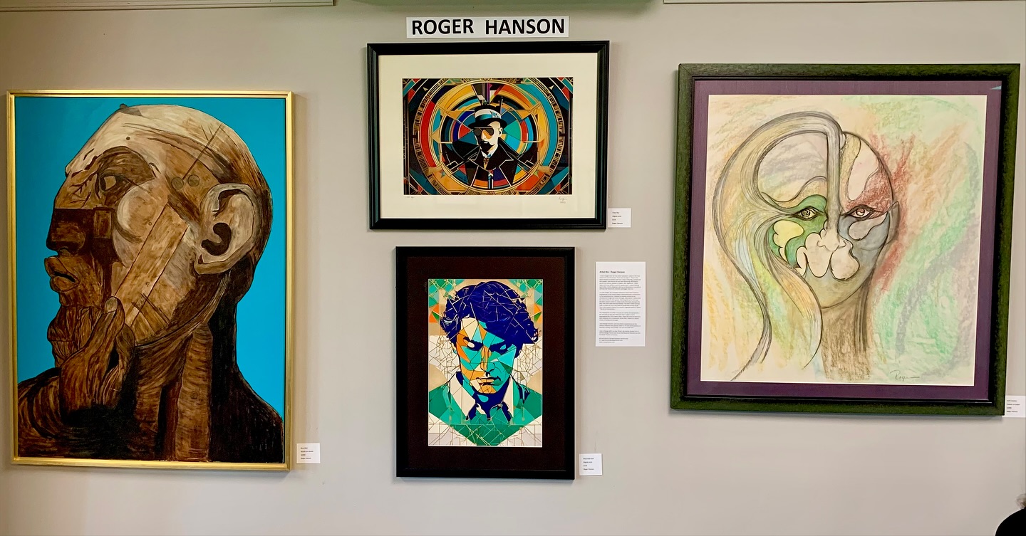 So pleased to have some of my art on exhibit at @chenangorivertheatre for their run of the play Frankenstein. I saw the production on Sunday and highly recommend!!
#rogerhansonlove #visionaryart #chenangorivertheatre #frankenstein