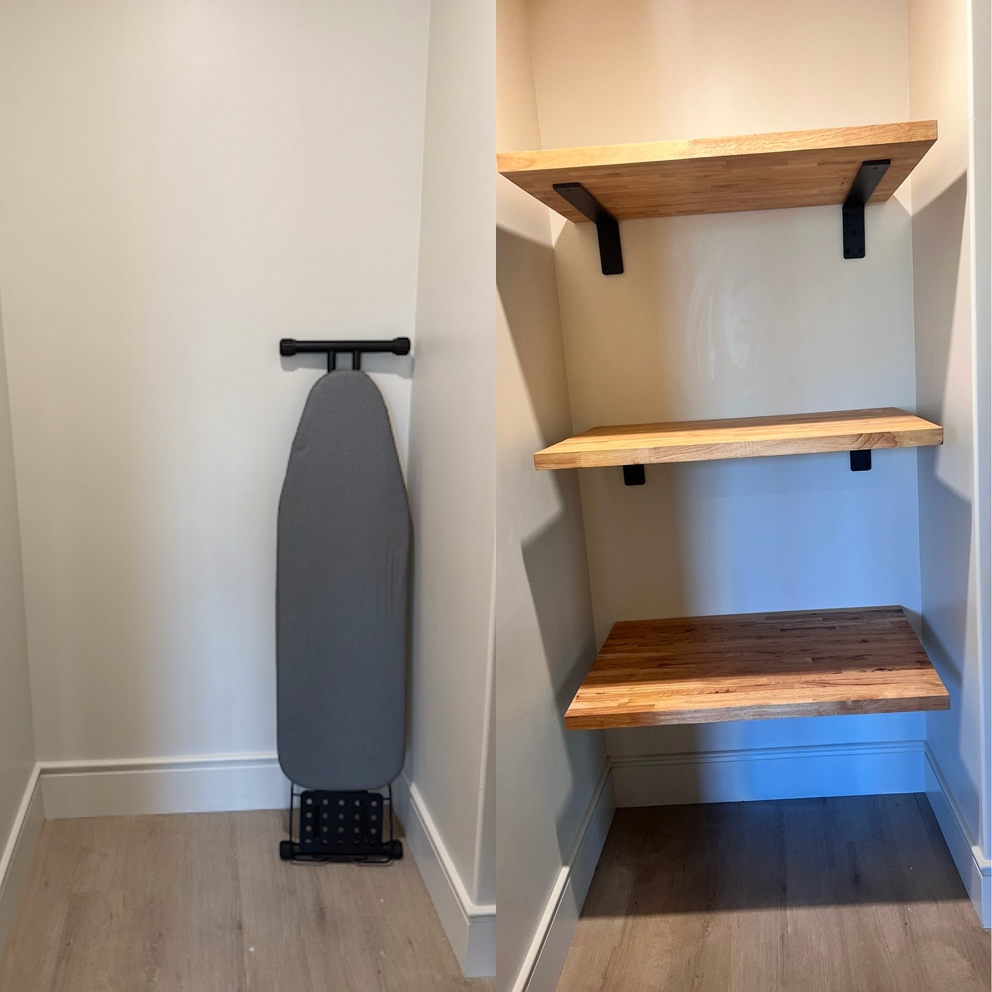 Heavy duty shelving installation in hotel - before and after.
Swipe ➡️
#handyman #handymanservices #handymanservice #santabarbara