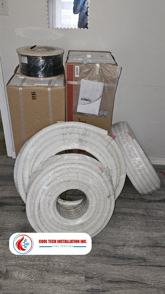 Brand new TOSOT Ductless system installed. Make the smart switch to heat pump and maximize your savings. #tosot #tosotcanada #hvac #HeatPump #heatingandairconditioning #hvacinstall