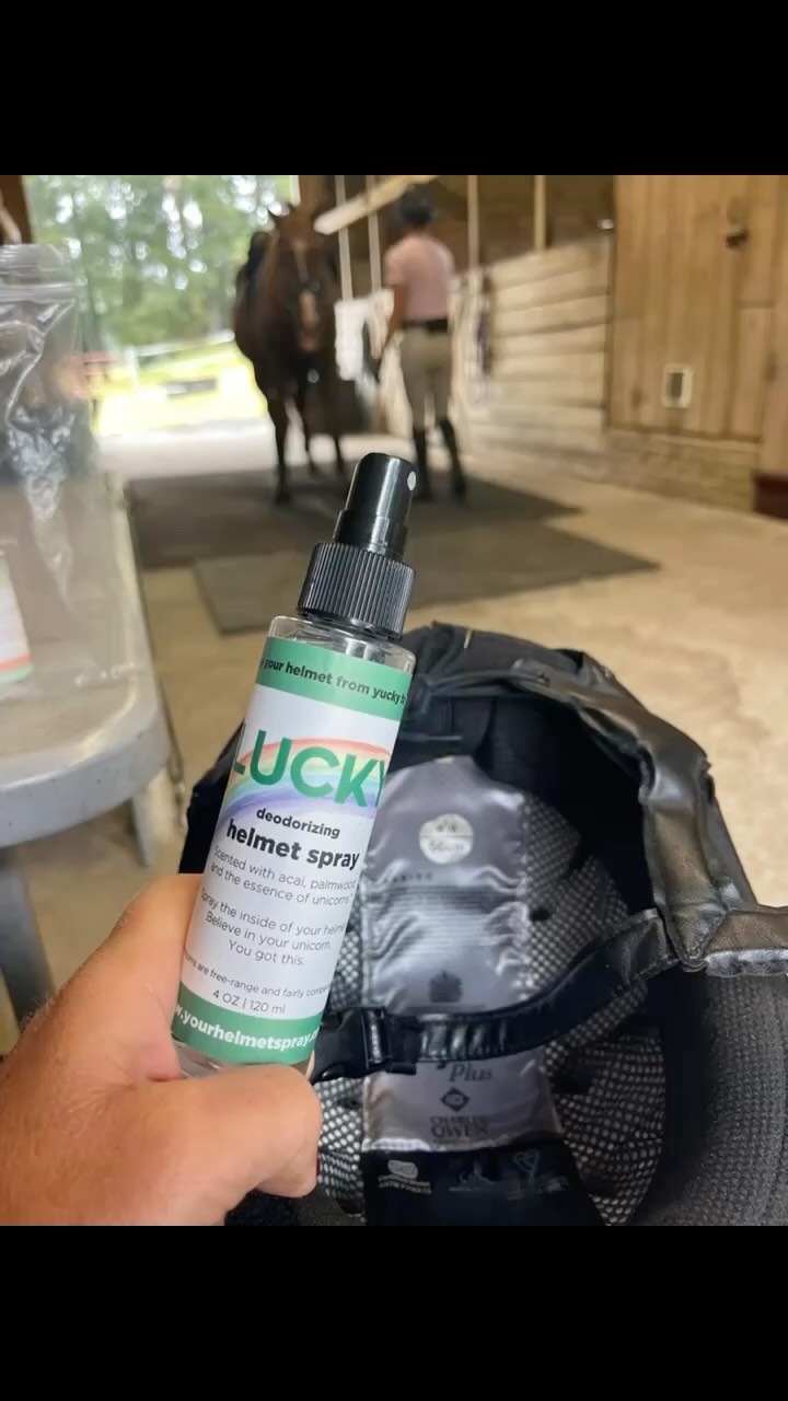 New product alert!! Welcome YHS, your helmet spray! We wear helmets everyday so let’s do something about it and deodorize! Lucky is scented with alai, palm wood and the essence of unicorns. Lucky spray is a fun spray and made for anyone that could use more positive energy. It literally changes your helmet from yucky to lucky🍀🌈🦄
#millereventing #yhs @yourhelmetspray @kbryant3001