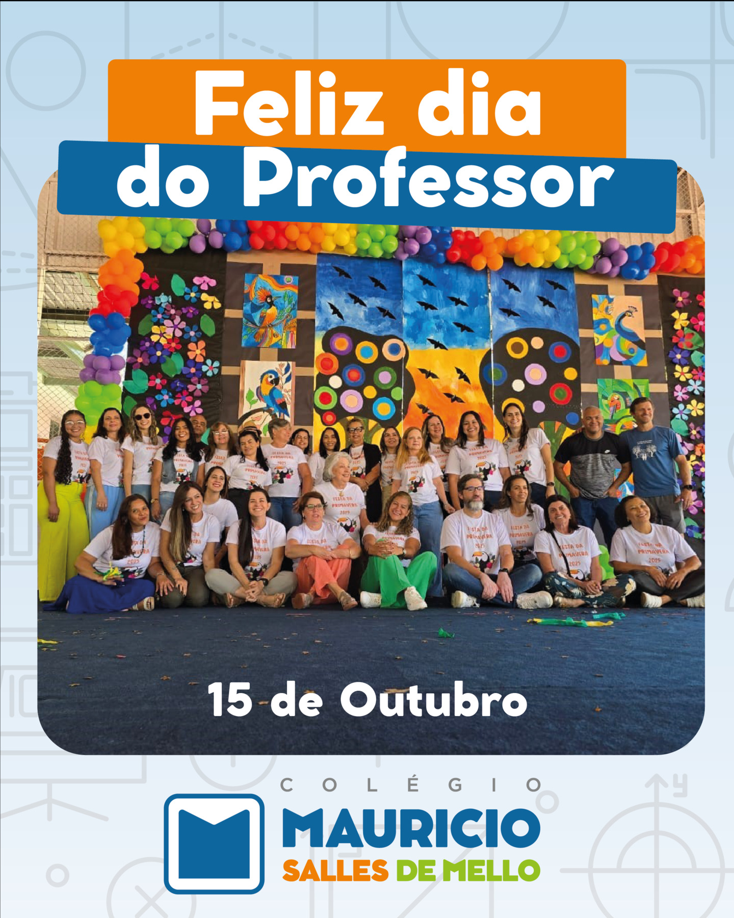 Hoje celebramos aqueles que inspiram, ensinam e transformam vidas todos os dias: NOSSOS PROFESSORES!
No Colégio Mauricio Salles de Mello, valorizamos o papel essencial desses profissionais que, com dedicação e carinho, guiam cada aluno no caminho do conhecimento, da autonomia e da descoberta — princípios que também fazem parte do método Montessori. 🌱📚
Feliz Dia do Professor! Vocês são verdadeiros exemplos de amor e compromisso com a educação. 💙
#diadoprofessor #gratidão #métodomontessori
#famíliamauriciana #colégiomauriciosalles
#educaçãoinfantil #educaçãofundamental