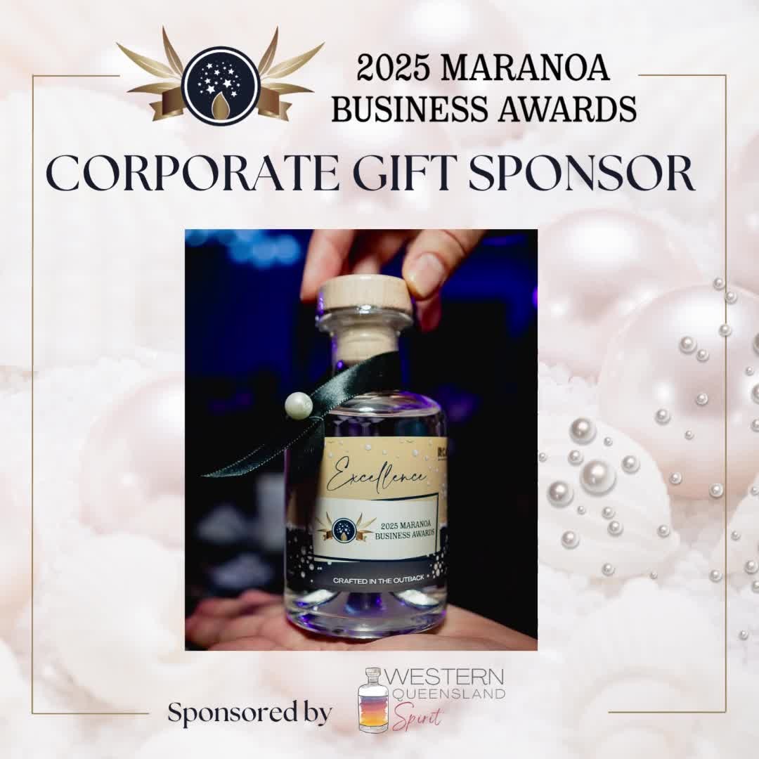 ✨ Thank You to Our Corporate Gift Sponsor – Western Queensland Spirit! ✨
Our gift says it all… Excellence! 🌟
A perfect reflection of the spirit of our businesses, community, sponsors, and products.
Thank you to @westernqldspirit for showcasing a little bit of excellence and adding a special local touch to this year’s Maranoa Business Awards. 💛
We hope you enjoy!