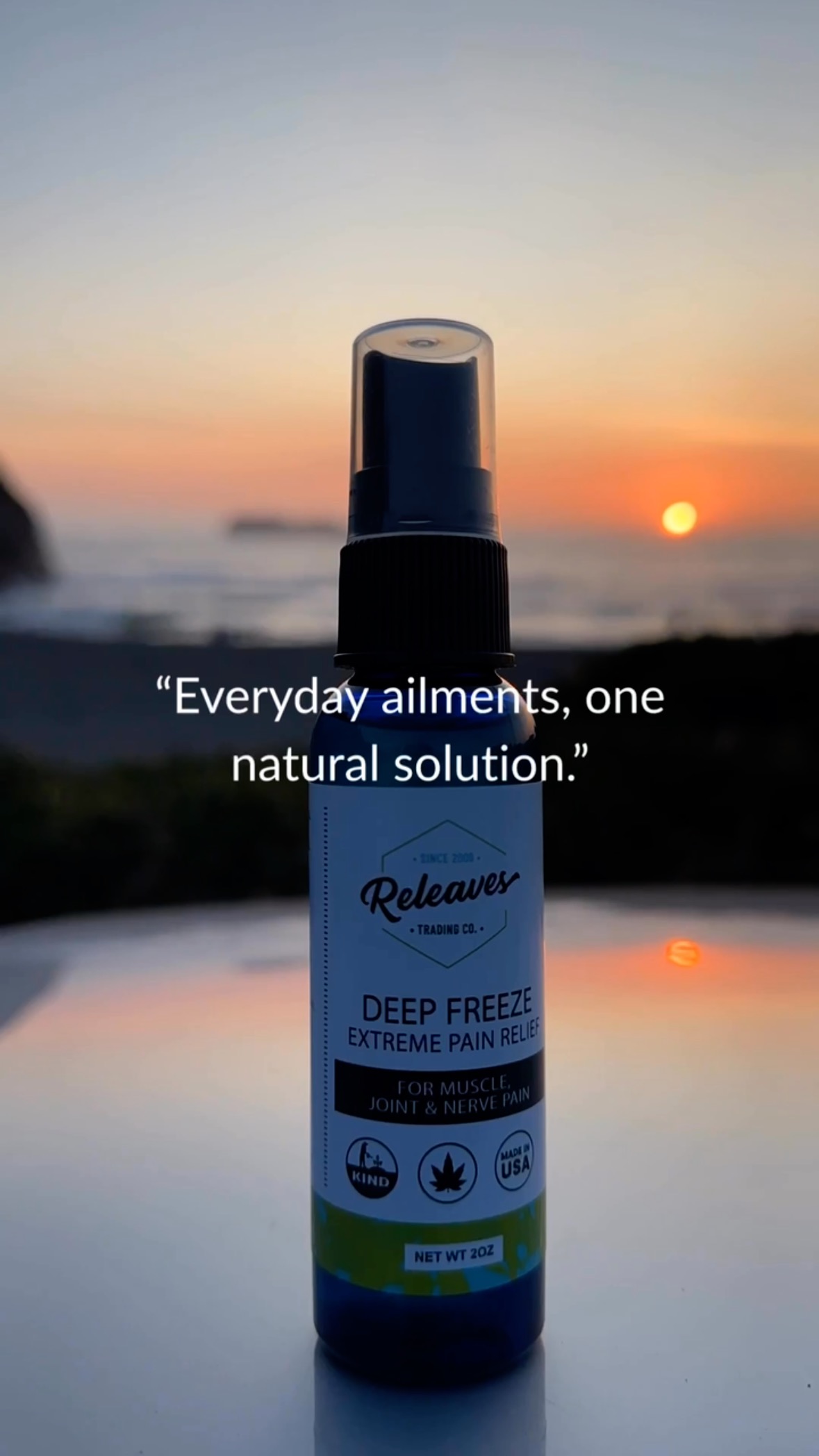Releaves is here for you from sun up to sundown, and all night long.
Shop now – link in comments.