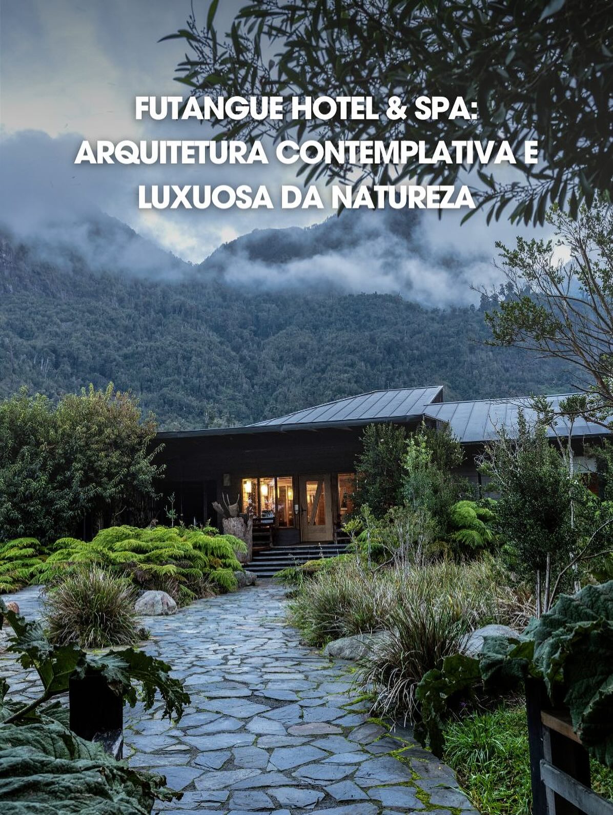 Entre os bosques úmidos da Patagônia chilena, o Futangue Hotel & Spa traduz uma ideia de luxo baseada em silêncio, conforto e integração com o território.
Com arquitetura de madeira e pedra, spa voltado à floresta e gastronomia inspirada nos ingredientes da região dos lagos, o hotel transforma a imersão na natureza em uma experiência de tempo e espaço.
Saiba mais sobre esse roteiro no site.
#FutangueHotel #PatagoniaChilena #Arquitetura #DesignDeHotéis #TurismoDeNatureza #Chile