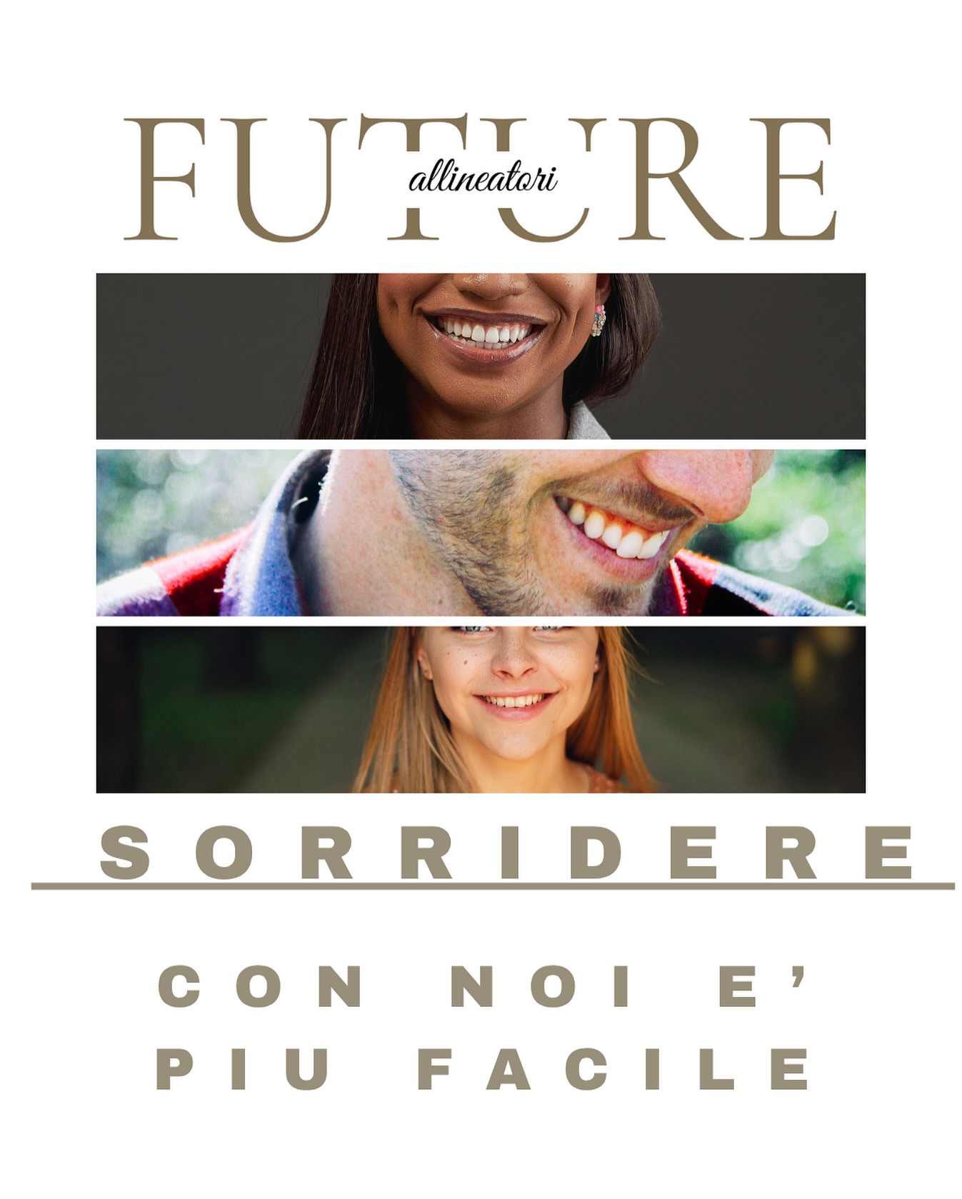 ✨ Diventa parte del futuro del sorriso ✨
Con Future Allineatori collabori con un team che semplifica il tuo lavoro, aumenta la soddisfazione dei pazienti e ti aiuta a crescere ogni mese.
Meno tempo, più precisione, comunicazione diretta con il laboratorio e risultati impeccabili 🔝
👉 Entra nella rete dei dentisti che hanno scelto il futuro dell’ortodonzia trasparente.
💻 Scopri di più su www.futureallineatori.it
📩 info@futureallineatori.it
📞 366 978 6216
⸻
#FutureAllineatori #AllineatoriTrasparenti #OrtodonziaDigitale #DentistiItalia #StudioDentistico #SorrisoPerfetto #CollaborazioneDentisti #InnovazioneDentale #TecnologiaDentale #OrtodonziaModerna #FuturoDelSorriso #OdontoiatriaItaliana #DigitalDentistry