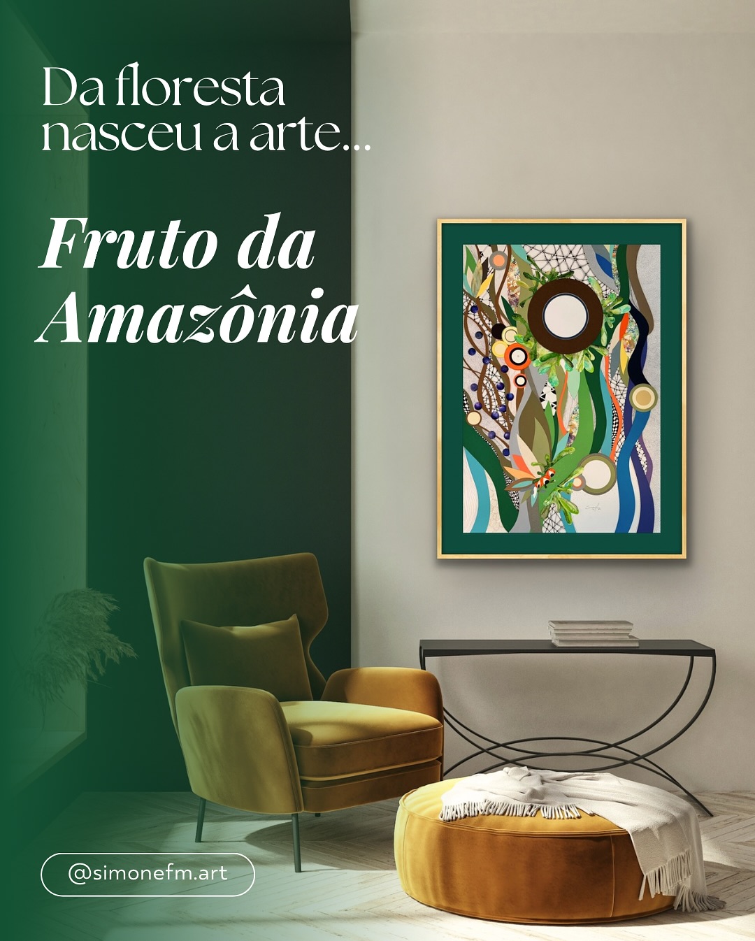 Fruto do Amazonas
Esta arte nasceu da minha admiração pela força e beleza da floresta Amazônica.
Nesta obra, trago os frutos amazônicos como símbolos de vitalidade e conexão, celebrando a abundância que a natureza nos oferece.
As ondas representam o fluxo da vida, os portais e círculos são alianças e passagens entre mundos, e os tons vibrantes traduzem a energia que emana da Amazônia.
Uma arte que convida à contemplação, à reconexão com a Terra e com o que é essencial.
Ter esta na parede é como trazer toda a energia da Floresta pra dentro de casa!
#arte #colagem #presentecriativo #artecontemporaneabrasileira #zentangle