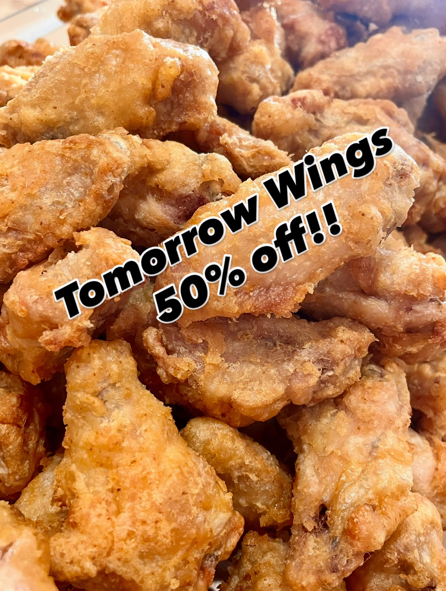 🔥 The celebration starts tomorrow! 🔥
Kick off our 1st Anniversary week with WINGS at 50% OFF!
Crispy, saucy, and made to share (or not 😉).
📍Oh My Kimchi, Exeter
🗓 Tuesday only — don’t miss it!
#OhMyKimchi #KoreanWings #ExeterEats #AnniversaryWeek #50off
