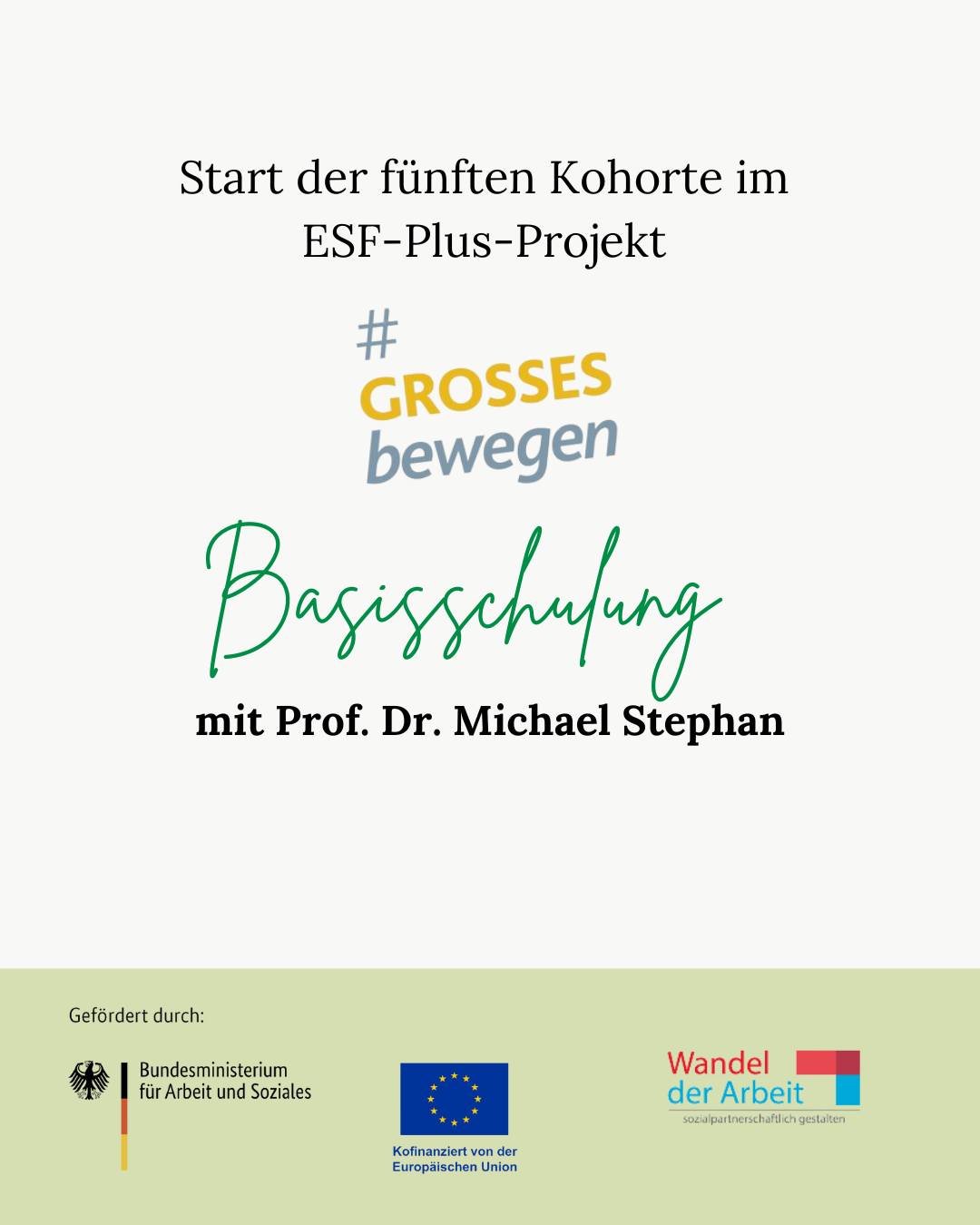 Start der fünften Kohorte im ESF-Plus-Projekt #GROSSESbewegen – Kollektive Teilzeitführung & -verantwortung der Gesundheit Nord gGmbH.
In der Basisschulung mit Prof. Dr. Michael Stephan wurden erneut Mitarbeitende und Führungskräfte für den Wandel der Arbeit sensibilisiert. Ein besonderer Fokus lag dabei auf der Stärkung der Verantwortungskultur, effektiver Entscheidungsprozesse und der Fähigkeit, Veränderungen aktiv zu begleiten.
Die Teilnehmenden arbeiteten zu zentralen Themen wie den zehn Verantwortungsprinzipien der Gesundheit Nord, zur Stärkung von Transparenz, Vertrauen und Partizipation sowie zum konstruktiven Umgang mit Veränderung und Fehlern. Ziel war es, kollektive Verantwortung als Grundlage moderner Führung zu verankern und Zusammenarbeit über Hierarchie- und Berufsgrenzen hinweg zu fördern.
Das Feedback zeigte eine aktive Beteiligung, wertvolle Diskussionen und eine hohe Wertschätzung für die praxisnahe Gestaltung der Schulung.
Das Projekt wird im Rahmen des Programms „Wandel der Arbeit sozialpartnerschaftlich gestalten: weiter bilden und Gleichstellung fördern“ durch das Bundesministerium für Arbeit und Soziales sowie die Europäische Union über den Europäischen Sozialfonds Plus (ESF Plus) gefördert.
#berlin #pflege #krankenhaus #pflegeberufe #weiterbildung #businessacademymarburg
#europaeischer_sozialfonds #europaeischersozialfonds #esf #europaeischersozialfondsplus #esfplus
#europeansocialfund #europeanunion #eukommission #eusocial #arbeit #soziales #bmas #EUfunds #eusocial