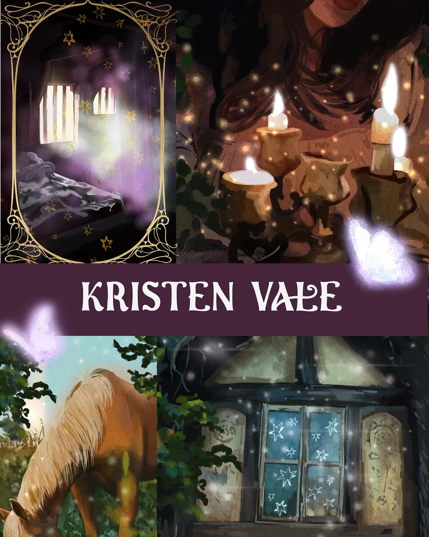 Step into a world of medieval fantasy romance ✨🏰 For Kristen Vale’s A Tale of Mirth & Magic, we used her stunning book cover as the foundation. Drawing on its colors and atmosphere to craft a site full of medieval village charm, glowing candlelight, and magical fantasy vibes.
A whimsical digital home where love, magic, and storytelling meet. 💫📖