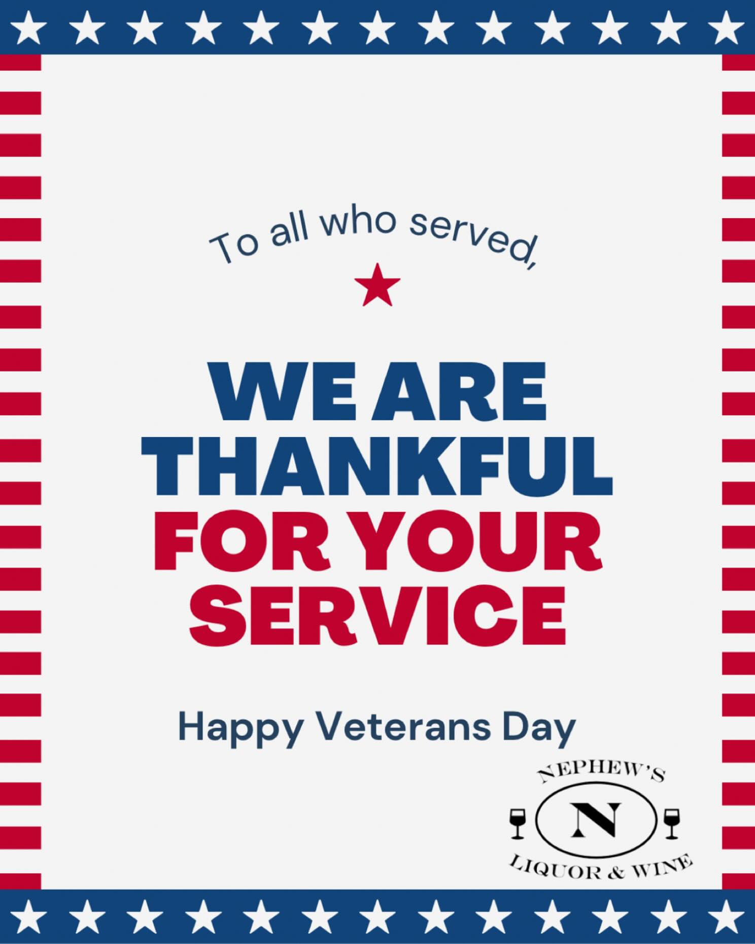 Today, and every day, we respect and honor our veterans for their service.