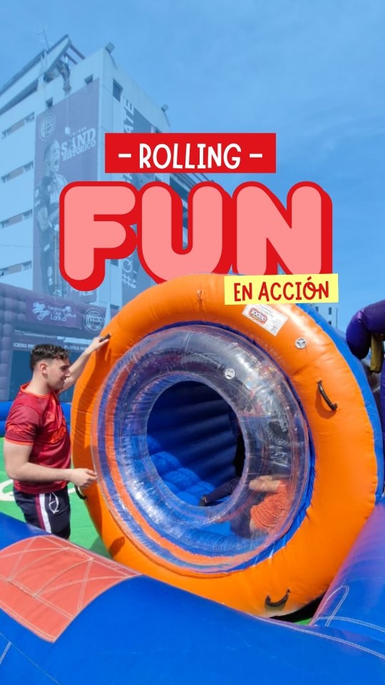 🚀 ¡Llegó el ROLLING FUN a Delivery Fun!
Un inflable gigante donde te metés y... ¡empezás a rodar!
🎯 Ideal para escuelas, empresas, colonias, eventos juveniles. y mucho más!
✔️ Seguro
✔️ Super divertido
📲 ¿Querés sumar Rolling Fun a tu próximo evento? Escribinos hoy y te contamos cómo funciona.
\#rollingfun #eventosjuveniles #deliveryfun #inflablesdivertidos #inflables #alquilerdeinflables #animacion #familyday #egresaditos