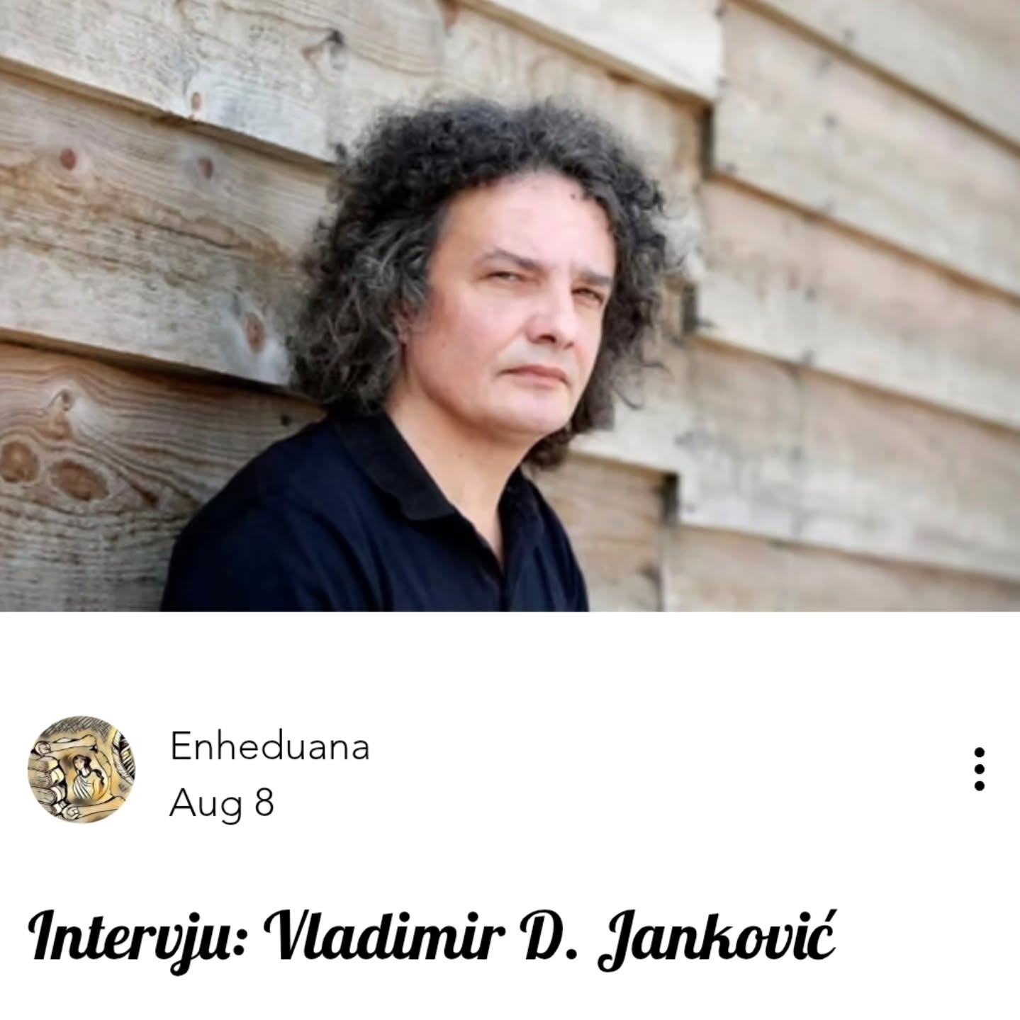 🎙️Intervju: Vladimir D. Janković
#časopisenheduana #vladimirdjankovic #intervju