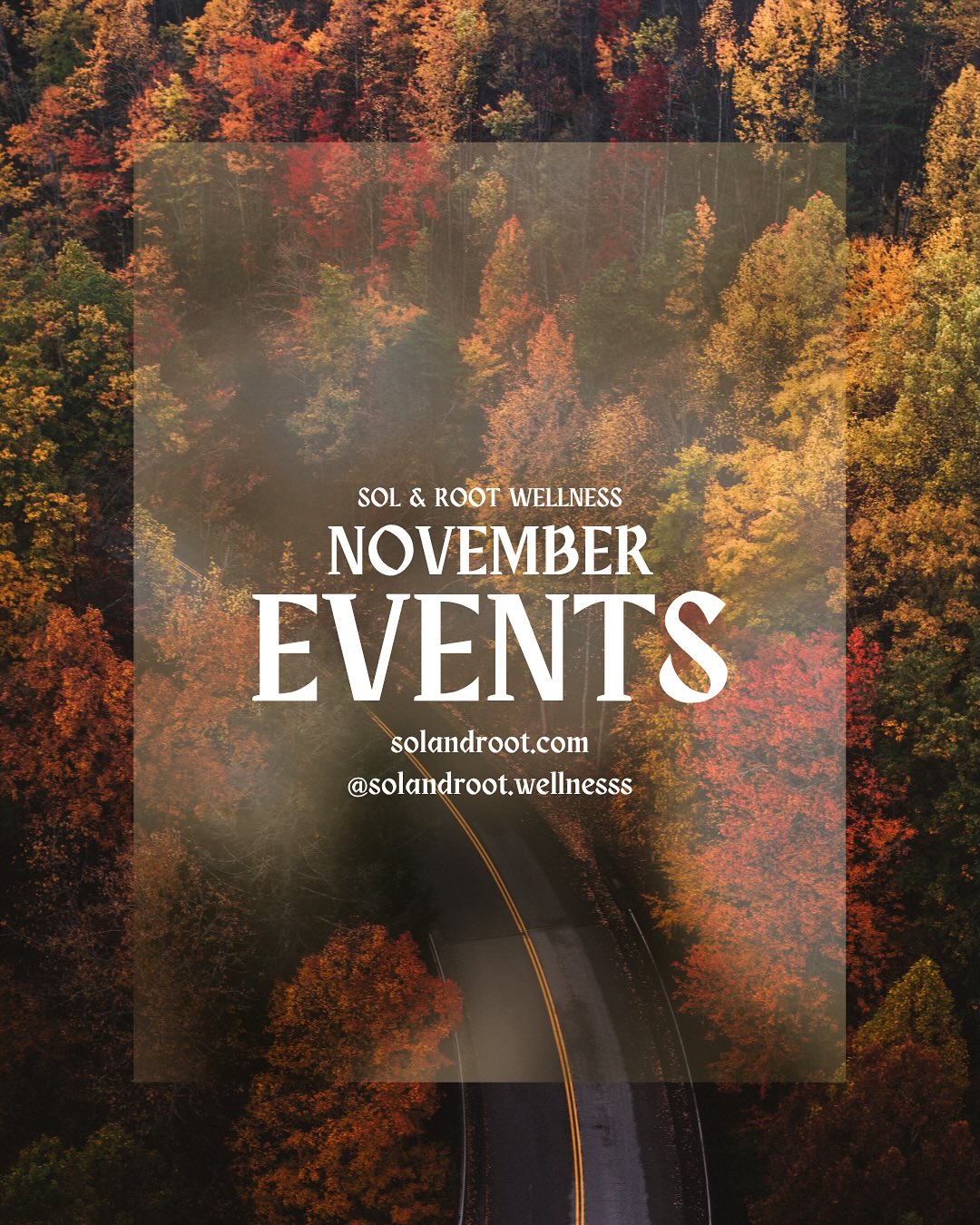 November Events!
We are super excited to be checking out some new spots this month. Catch us around Austin this holiday season. We will have special offers coming throughout the month both in person and virtual. Stay tuned for deals and updates.
If you’re looking to book an in-person session, send us a dm with the date of the event you’d like to book. Prebooking early gets you $5 off as a thank-you for booking ahead. Limited in-person availability, DM us to reserve your spot! For virtual sessions book on our website, you can find the link in our bio.
w/ luv
Sol & Root Wellness
Dia de Los Muertos: @naturestreasurestexas
Sat. Nov 1st 12-3:30pm & Sun. Nov 2nd 11-5pm
11055 N IH 35
Austin, TX 78722
Massage Days: @naturestreasurestexas
Thurs. Nov 6th & 20th, 11am-5pm
11055 N IH 35
Austin, TX 78722
First Friday: Stay Put @austinvendormarket
Fri. Nov 7th, 7-10pm
73 Rainey St
Austin, TX 78701
Austin Metaphysical & Holistic Fair: Nature’s Treasures
@heaven_pathways_earth
Sat. Nov 8th, 11am-5pm
11055 N. Interstate 35
Austin, TX 78753
Anytime Austin: Thrift at the Warehouse @anytimeaustinmarket
Sun. Nov 9th, 12-5pm
1104 W 34th St
Austin, TX 78705
Practitioner Day: @naturestreasurestexas
Thur. Nov 13th, 11am-5pm
11055 N IH 35
Austin, TX 78722
Sunday Revival: Revival Vintage @revivalsundaymarket
Sun. Nov 16th, 11am-4pm
5201 N Lamar Blvd
Austin, TX 78751
Zodiac Party: Far Out Lounge @_.renowned._
Fri. Nov 21st, 6pm
8504 S Congress Ave
Austin, TX 78745
Holistic Halloween Market: Silver Moon Curios
@silvermooncurios
Sat. Nov 22nd, 5pm-9pm
215 W University Ave
Georgetown, TX 78626
Black Friday Market: Vista Brewing @austinartisanmarket
Fri. Nov 28th, 1pm-5pm
13551 FM 150 W
Driftwood, TX 78619