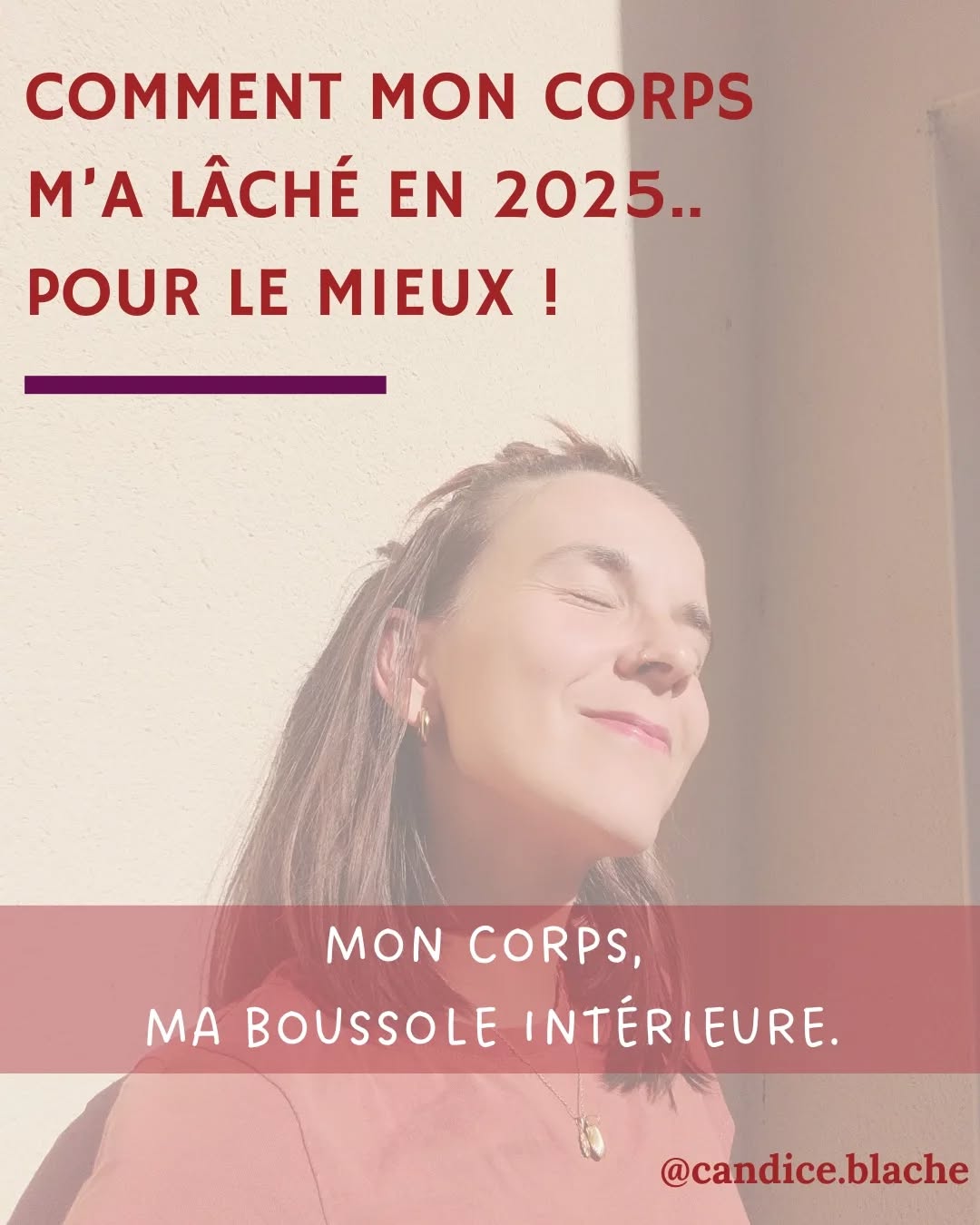 ⬇️ MERCI MON CORPS D'AVOIR LÂCHÉ ⬇️
..
✨ Quelle année 2025.. Elle est venue mettre le point d'orgue à un grand cycle, ma matrescence. 💥 (oui je ne me sens plus en post partum depuis les 3 ans de ma fille)
..
✨Je me livre un peu plus sur mon parcours intérieur, physique mais aussi émotionnel, grâce à mon corps, cette puissante boussole d'alignement 🙏
..
✨Je te partage mon retour de couches, ma santé thyroïdienne, ma santé relationnelle aussi.. En toute vulnérabilité et transparence.
..
✨ Je te partage cela car je suis persuadée qu'on n'atteint pas la vitalité, la pleine santé (surtout hormonale) sans aller chercher, creuser plus profondément. À ce sujet je vous invite à suivre également l'excellent @adrien.ruet_naturopathe qui parle énormément de cela aussi sur son compte.
..
✨ Pas un corps mais des corps, quand on souhaite la guérison, quand on regarde son être dans tout ce qu'il est, le chemin n'en est que plus puissant.
..
✨ Je te souhaite la santé pour cette fin d'année mais aussi l'alignement, les prises de consciences, des relations nourrissantes, du sens.. Car sans cela point de salut.
..
Et merci à mon amie @charlottehoefman qui m'a - sans le savoir..ou pas 😊- remis sur MA voie/x, la santé des femmes ✨
..
Je suis Candice Blache, Naturopathe et Doula.
Je t'aide à retrouver la santé (et celle de tes enfants) pour incarner pleinement ta vie de femme 🌿
Pour rappel : prise de rdv possible (voir bio) pour t'accompagner sur ce chemin 💪