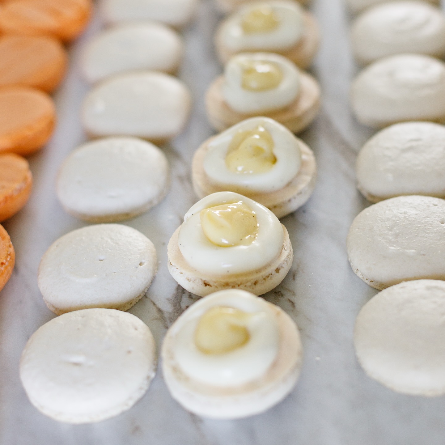 Ok friends with my oven being out of commission until next week, that means no macarons! Honestly, those pretty little cookies are tricky enough in an oven I’m familiar with… so I’m not trying to waste a bunch of ingredients in a borrowed kitchen!
The plan is to have my oven repaired next Tuesday and if all goes well, macarons will be back on the menu!
Until then, this weekend’s menu will include:
FOCACCIA:
- Peppery Parmesan
- Savory Pumpkin
- Potato & Onion
- Apple Pie
CINNAMON ROLLS
CHOCOLATE CHIP COOKIES
Delivery to Gather on main Friday and @lafarmersmarket Saturday morning!