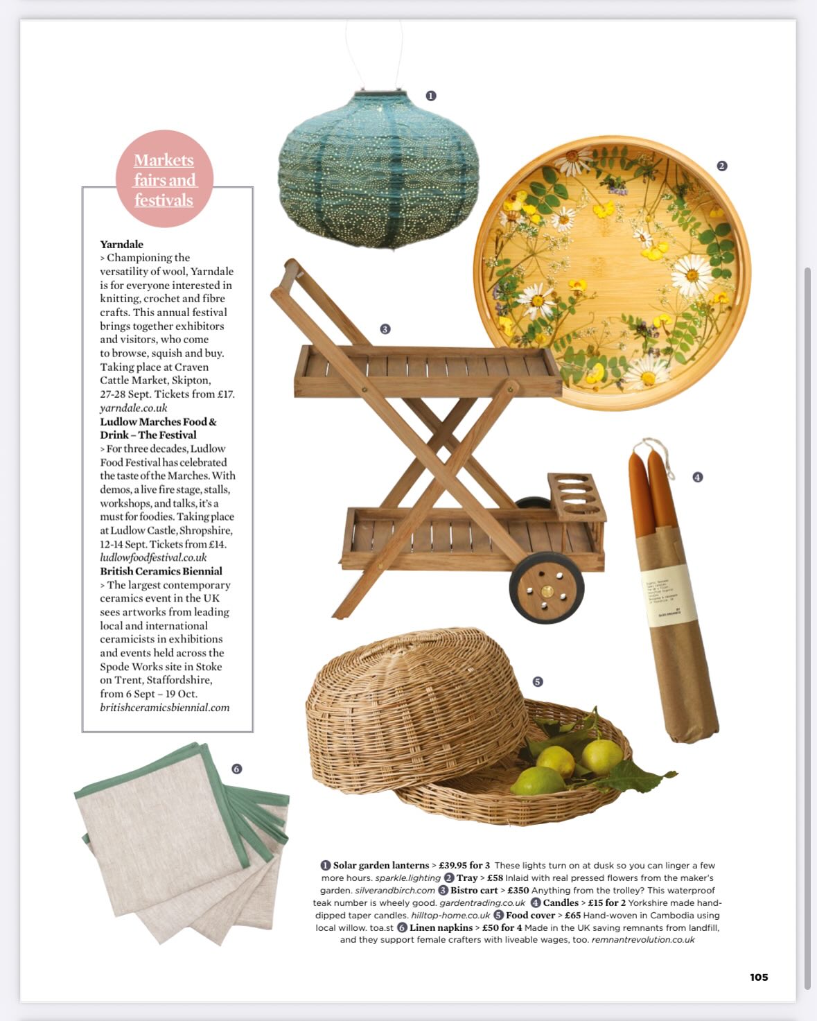 Thank you so much @louise_gorrod for the feature in Simple Things magazine! ❤️
One of my absolute favourites, I’m delighted to have my buttercup wreath tray included 😊
@simplethingsmag
www.silverandbirch.com