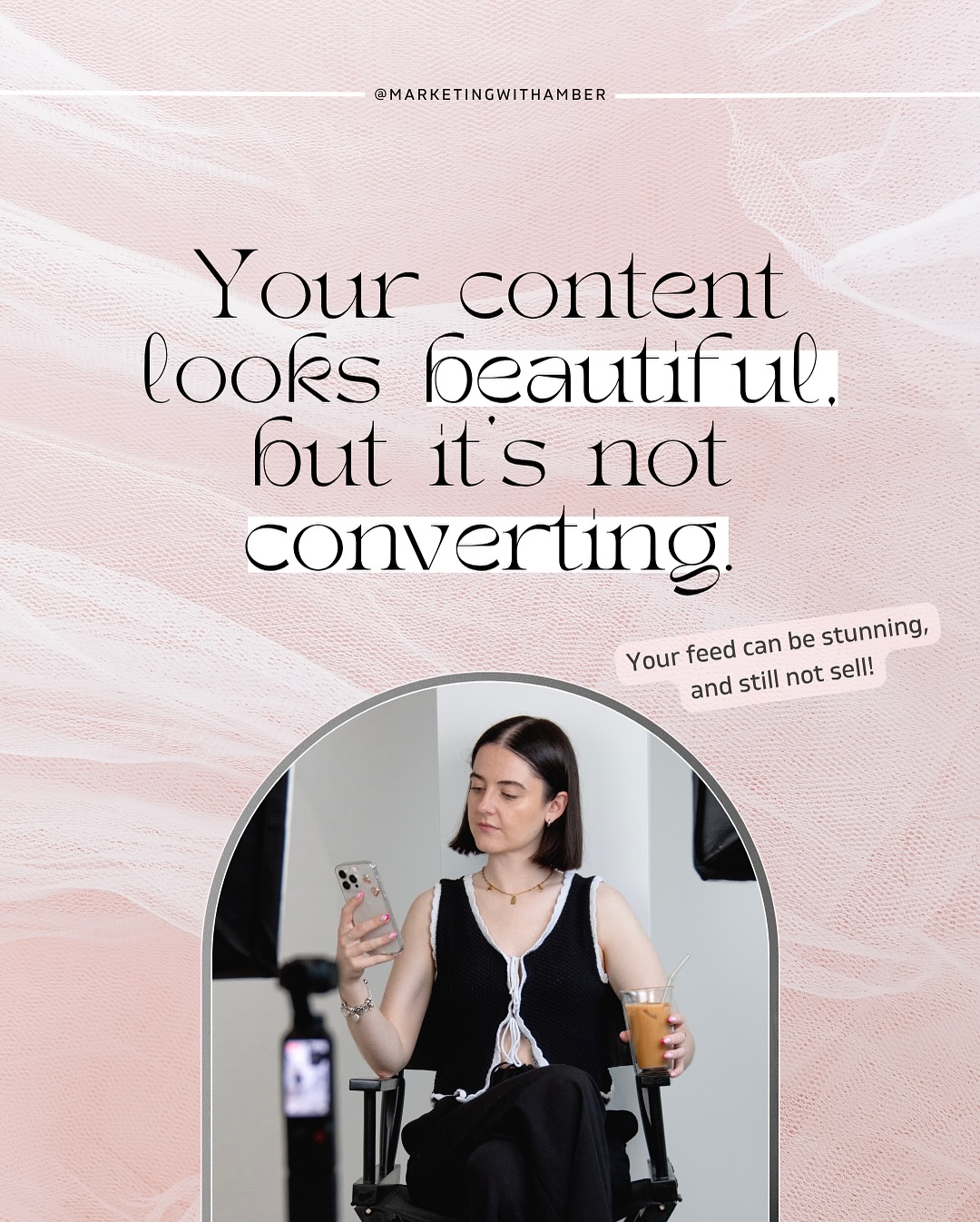 Your content can be beautiful and strategic, but if you focus only on how it looks, you’re missing the part that actually connects you with your dream clients 💭
So many founders spend hours tweaking their Canva templates or editing aesthetic reels, but forget the most important thing - what they’re actually saying.
Aesthetic design catches attention.
Aligned messaging keeps it.
Once you know your audience, your values and your voice, that’s when the design starts to work for you, not against you!
So before you create your next post, pause and ask:
💬 “Does this actually speak to my ideal client?”
If not, start there. Then make it pretty ✨
#marketingwithamber #contentstrategy #wellnessfounder #socialmediamanager #brandstrategy #contentcreationtips