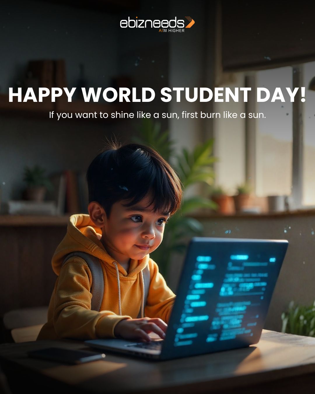 Learning gives creativity, creativity leads to thinking, thinking provides knowledge, and knowledge makes you great.โ โ Dr. A.P.J. Abdul Kalam
On this World Studentsโ Day, eBizneeds celebrates the learners and innovators who keep this cycle alive.
#WorldStudentsDay #eBizneeds #APJAbdulKalam #LearnInnovateInspire