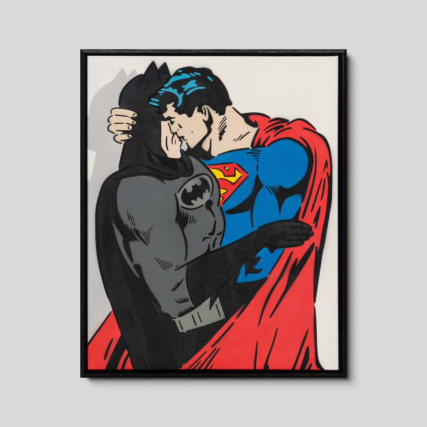 Between The Capes 30x24” Batman in his all monochromatic suit. Available from @castlefineart
#richsimmonsart #art #artist #artwork #painting #stencil #stencils #stencilart #popart #superman #batman #gayart #gayartwork #lgbt #lgbtq #castlefineart #comicbookart #comics #superhero #superheroes