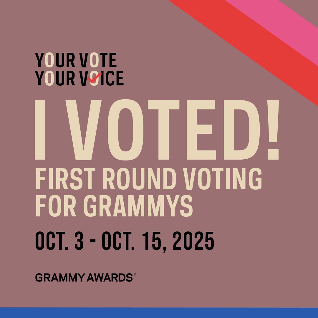 The last few weeks have been filled with listening to amazing GRAMMY® submissions. But most importantly, meeting the creators behind these songs.
I'm grateful for crossing paths with many of you and excited about already planning to work on future projects with several members from my Recording Academy family.
For those of you that considered my submission this year, thank you for listening!