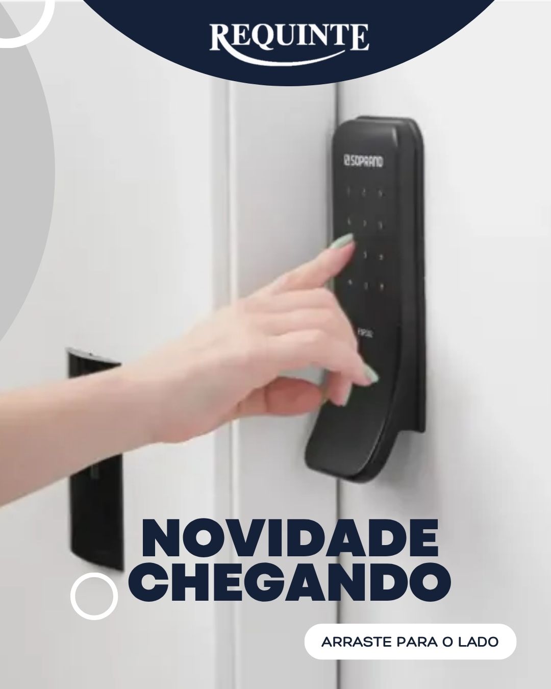 Segurança, tecnologia e design no mesmo produto!
A Fechadura Digital FSP202 – Soprano traz o equilíbrio perfeito entre elegância e praticidade.
Com teclado touch screen, abertura por senha ou chave e alarme antiarrombamento, ela é ideal para quem quer modernizar o acesso com estilo e segurança.
✨ Destaques que fazem a diferença:
✔ Abertura por senha ou chave mecânica
✔ Função senha falsa para mais privacidade
✔ Alarme de segurança e aviso de bateria fraca
✔ Trava automática e sensor de temperatura de segurança
✔ Instalação simples com puxador integrado
#RequinteFechaduras #FechaduraDigital #SopranoFSP202 #SegurançaComEstilo #PromoçãoRequinte #CasaModerna
