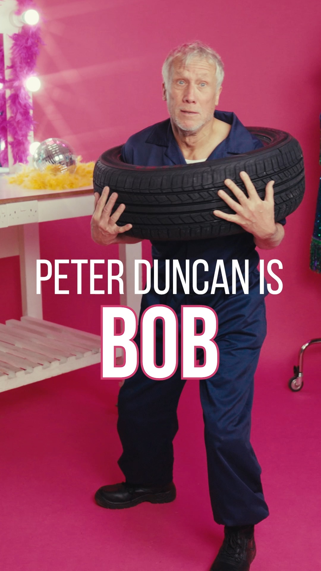 Here is Peter Duncan @peterduncanofficial as Bob in the upcoming @priscillatouruk check out my website for the full announcement