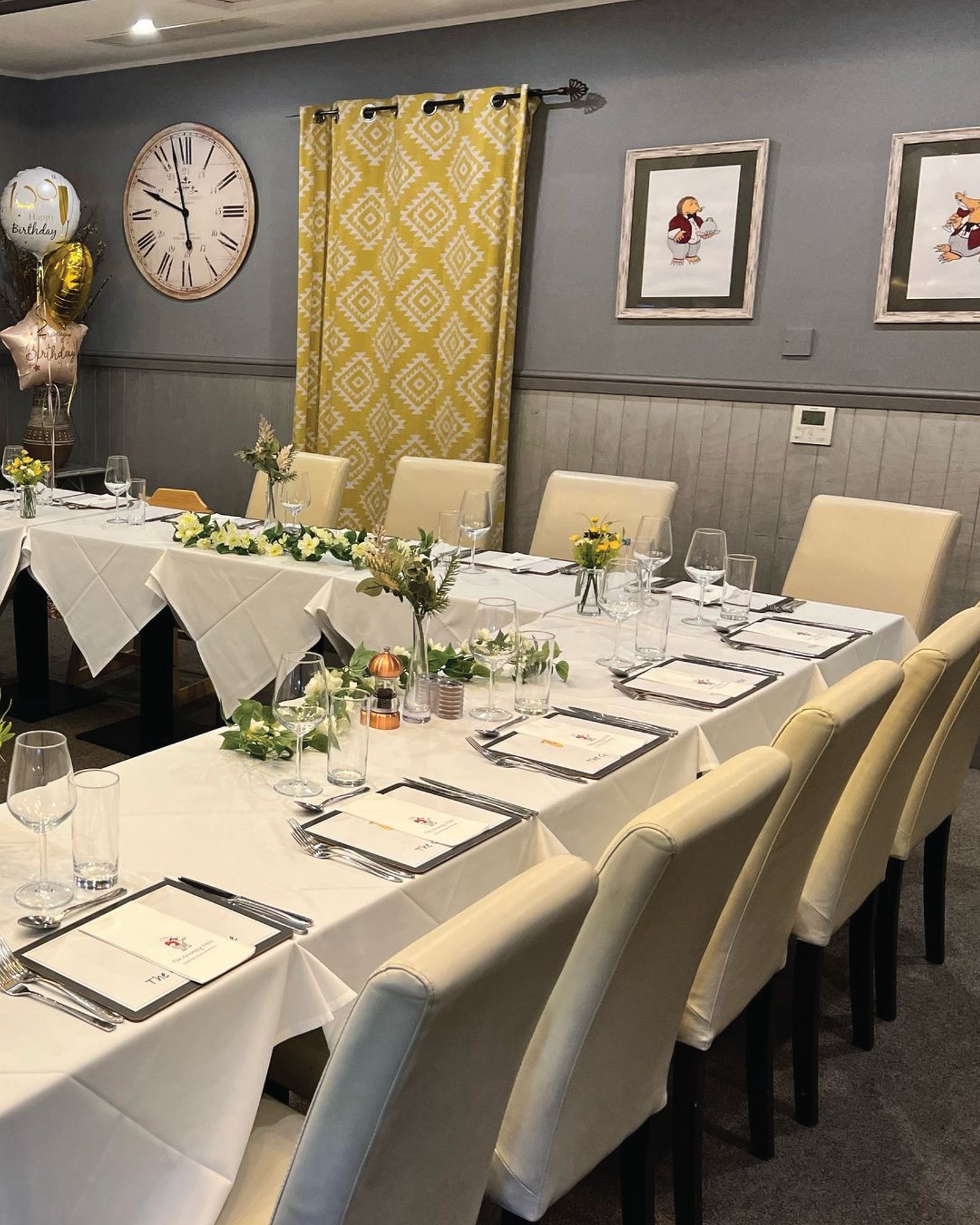 Celebrate in style at The Grumpy Moles this festive season 💃
Whether you’re planning an anniversary, birthday, work do, or Christmas party, our team is here to make it truly special event. We have many private party spaces available, but things are getting booked up! Call our events team on 01737 362855 to discuss your plans. 📆
#thegrumpymole #grumpymole #events #christmas #birthdayplans #workdo #celebrations