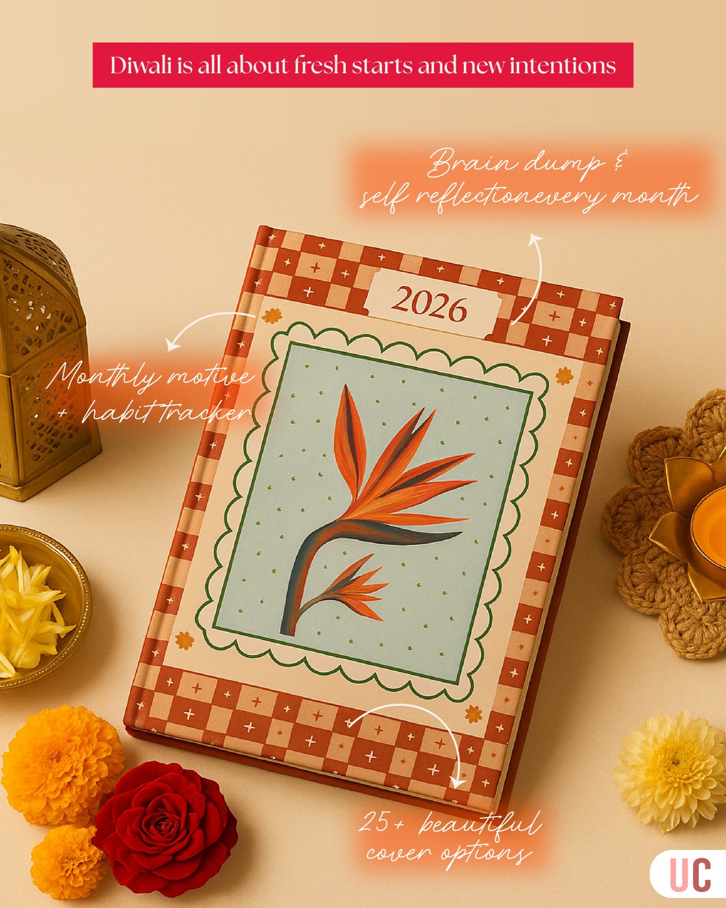 Not just a planner — your 2026 companion for balance, reflection & growth 🌿
#UCStationery #UrjaChhedaDesigns #YearlyPlanner2026 #2026Planner #PlannerAddict #StationeryGoals #IntentionalLiving #DesignYourYear #PlanWithPurpose #MindfulPlanning